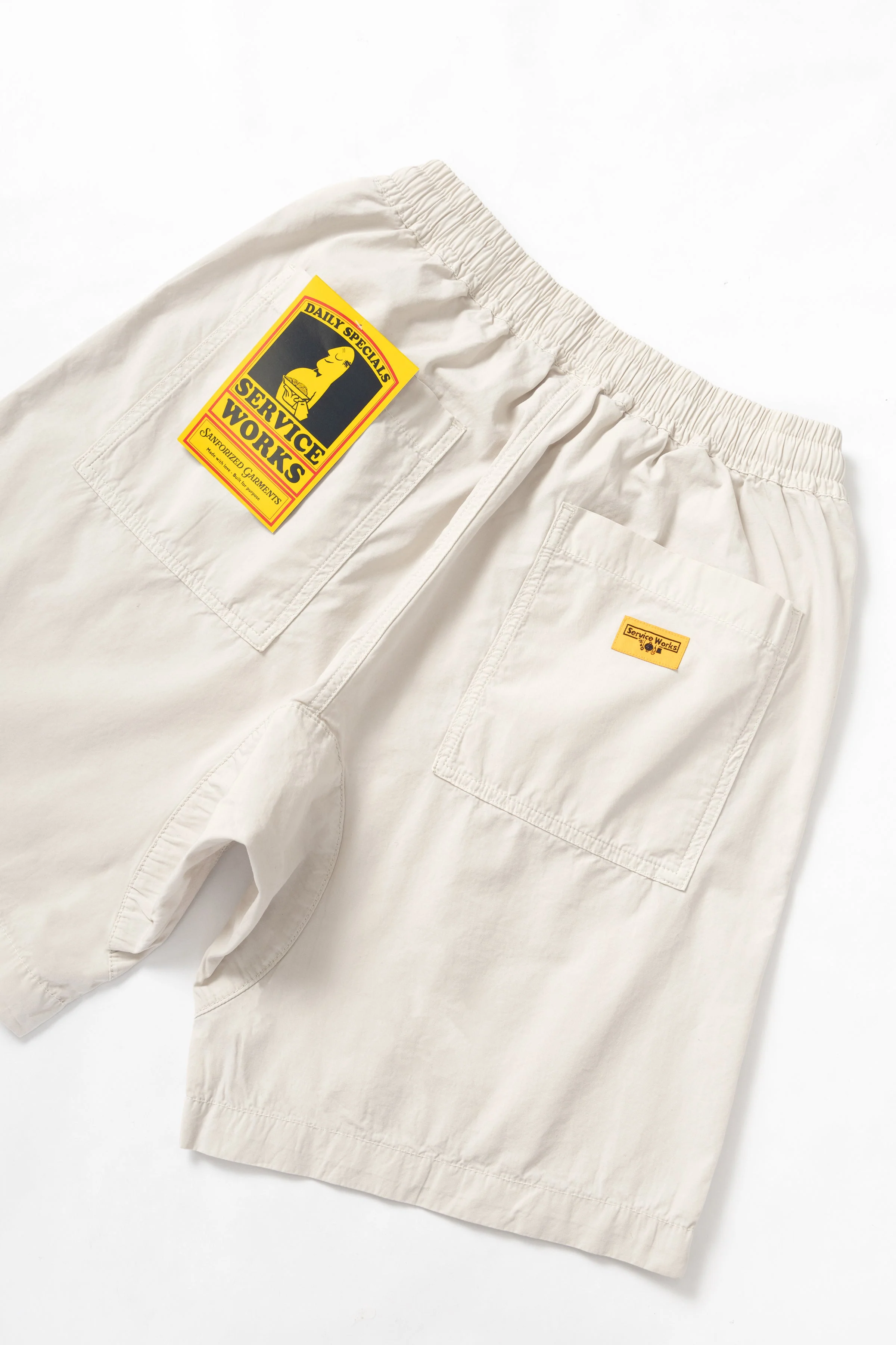 Poplin Chef Shorts - Salt - Image 6