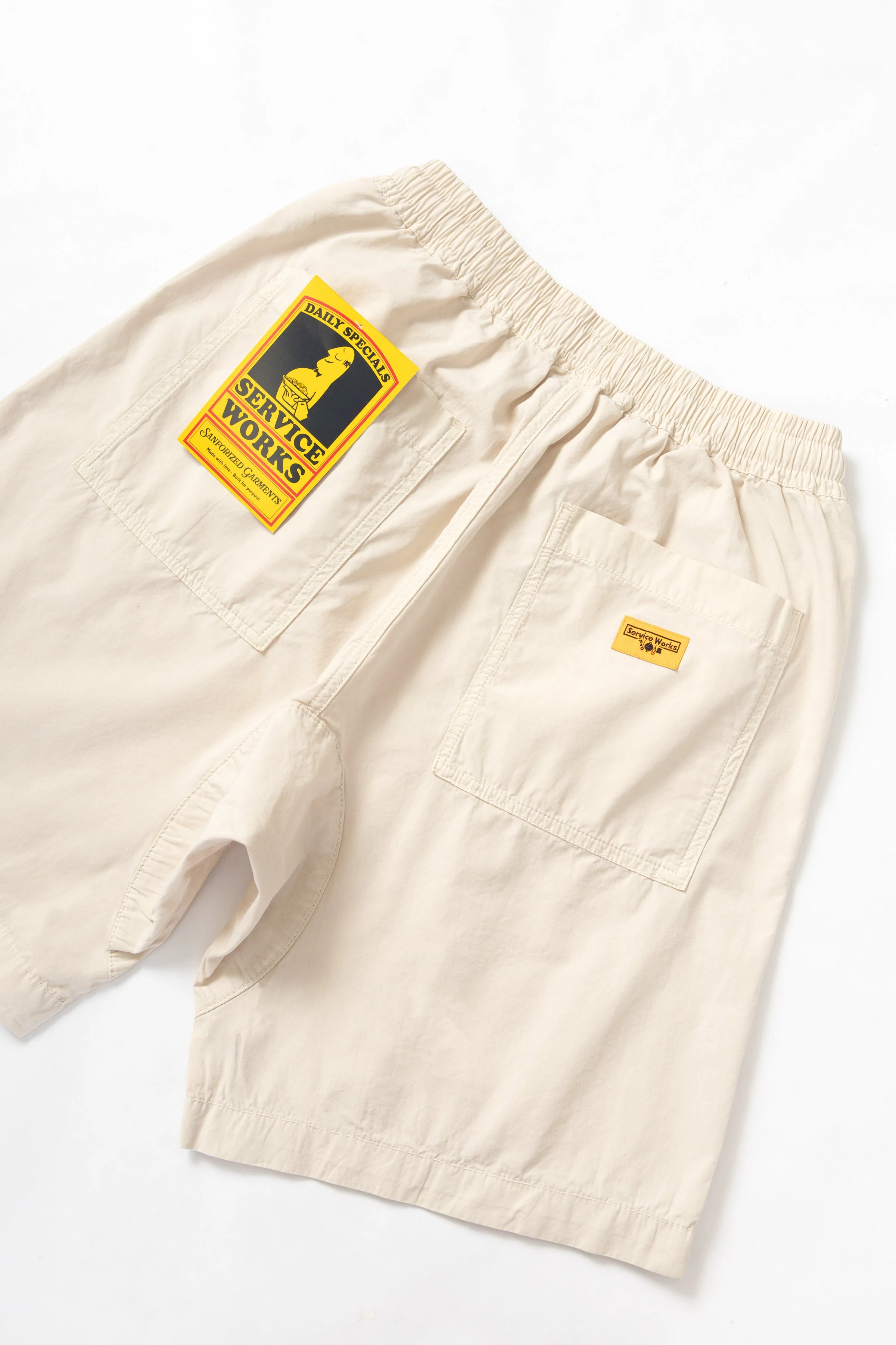 Poplin Chef Shorts - White Oak - Image 6
