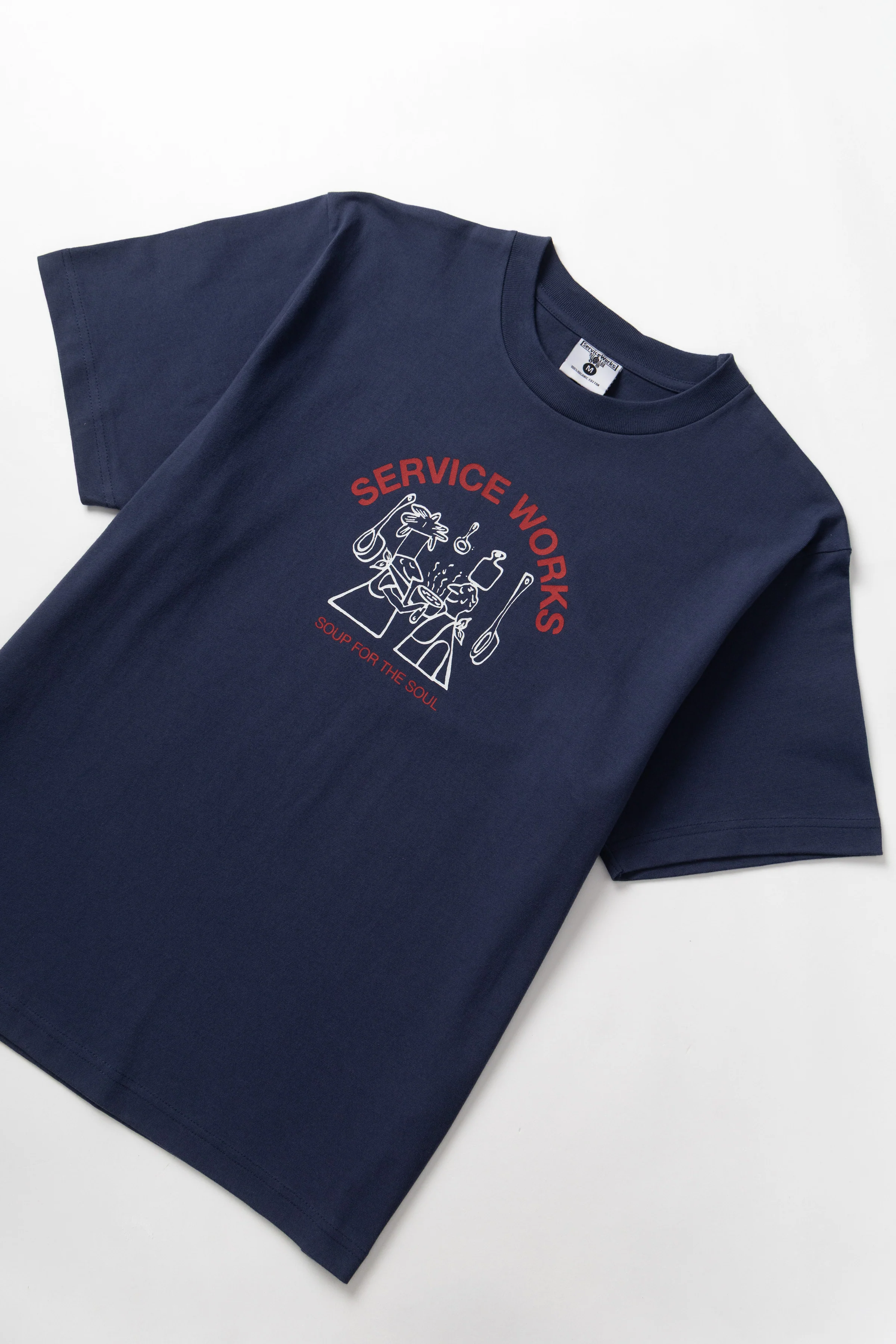 Soup For The Soul Tee - Navy - Image 3