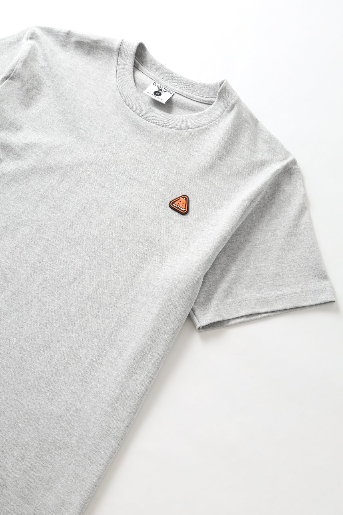 Sticker Tee - Heather Grey - Image 2