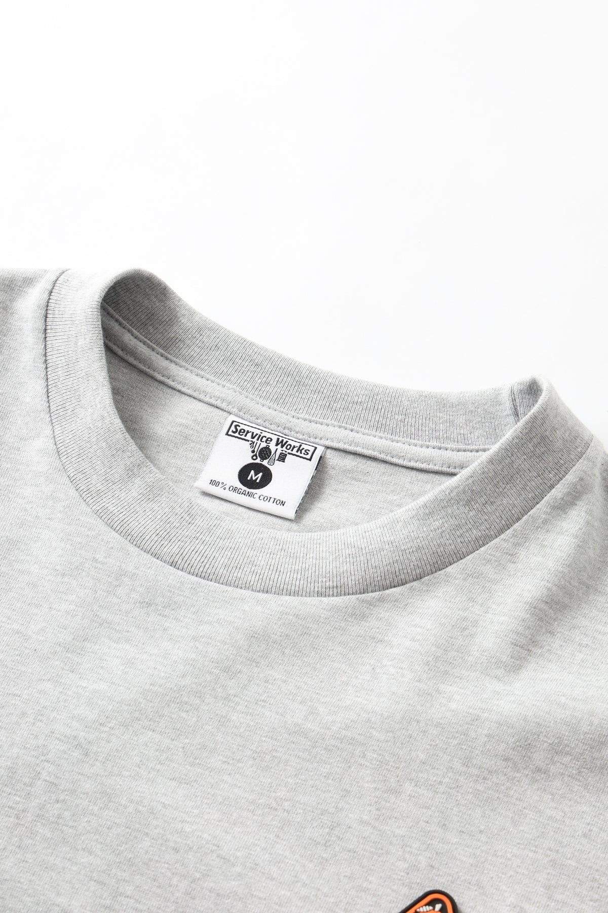 Sticker Tee - Heather Grey - Image 4