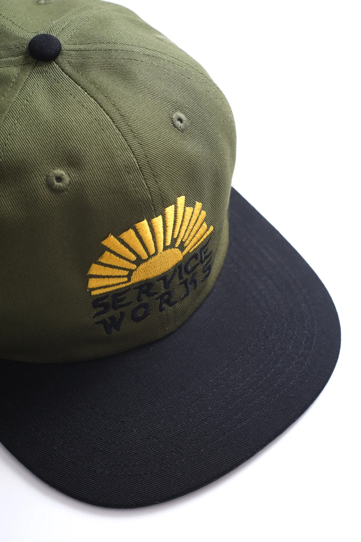Sunny Side Up Cap - Olive/Black - Image 2