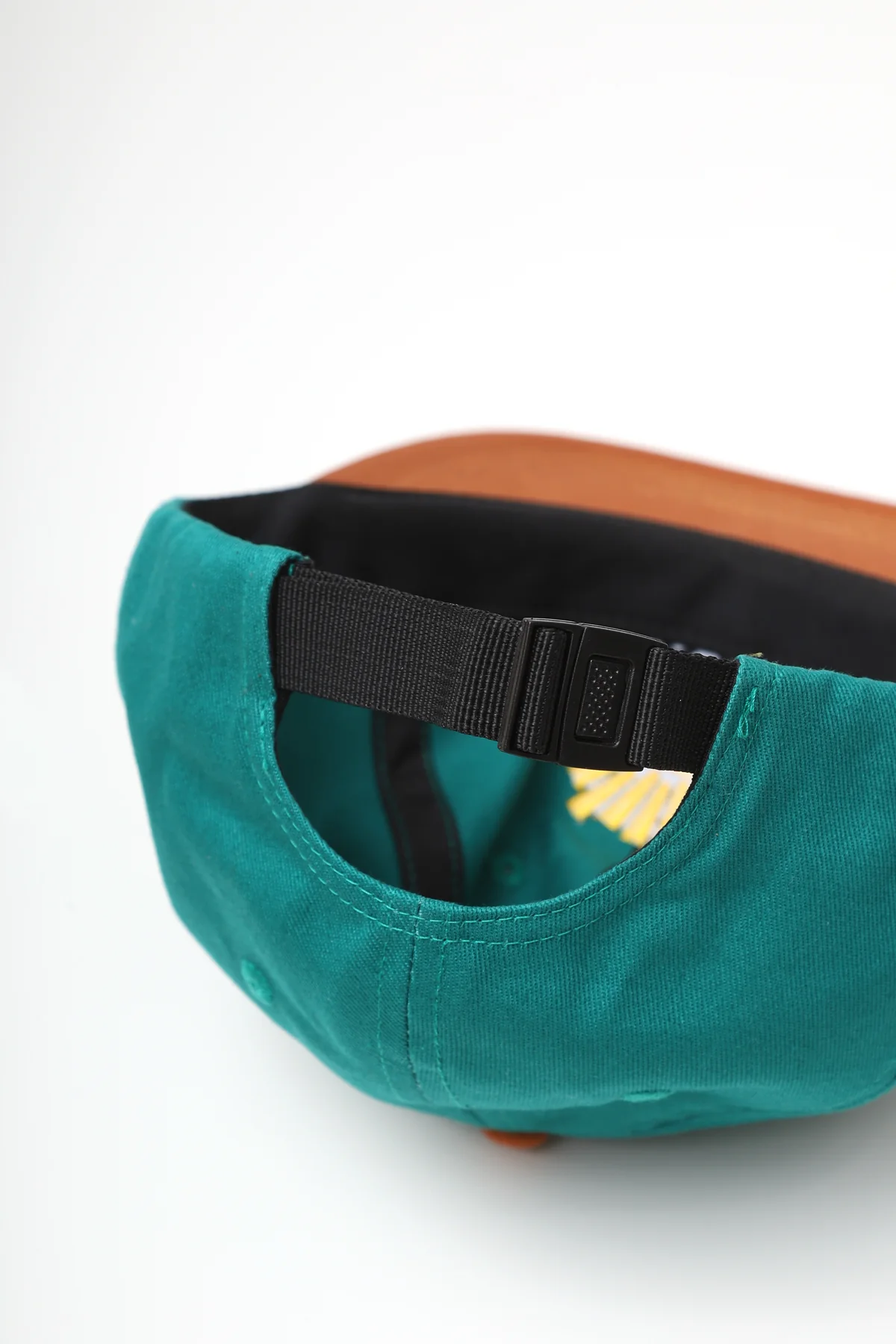 Sunny Side Up Cap - Teal/Brown - Image 3