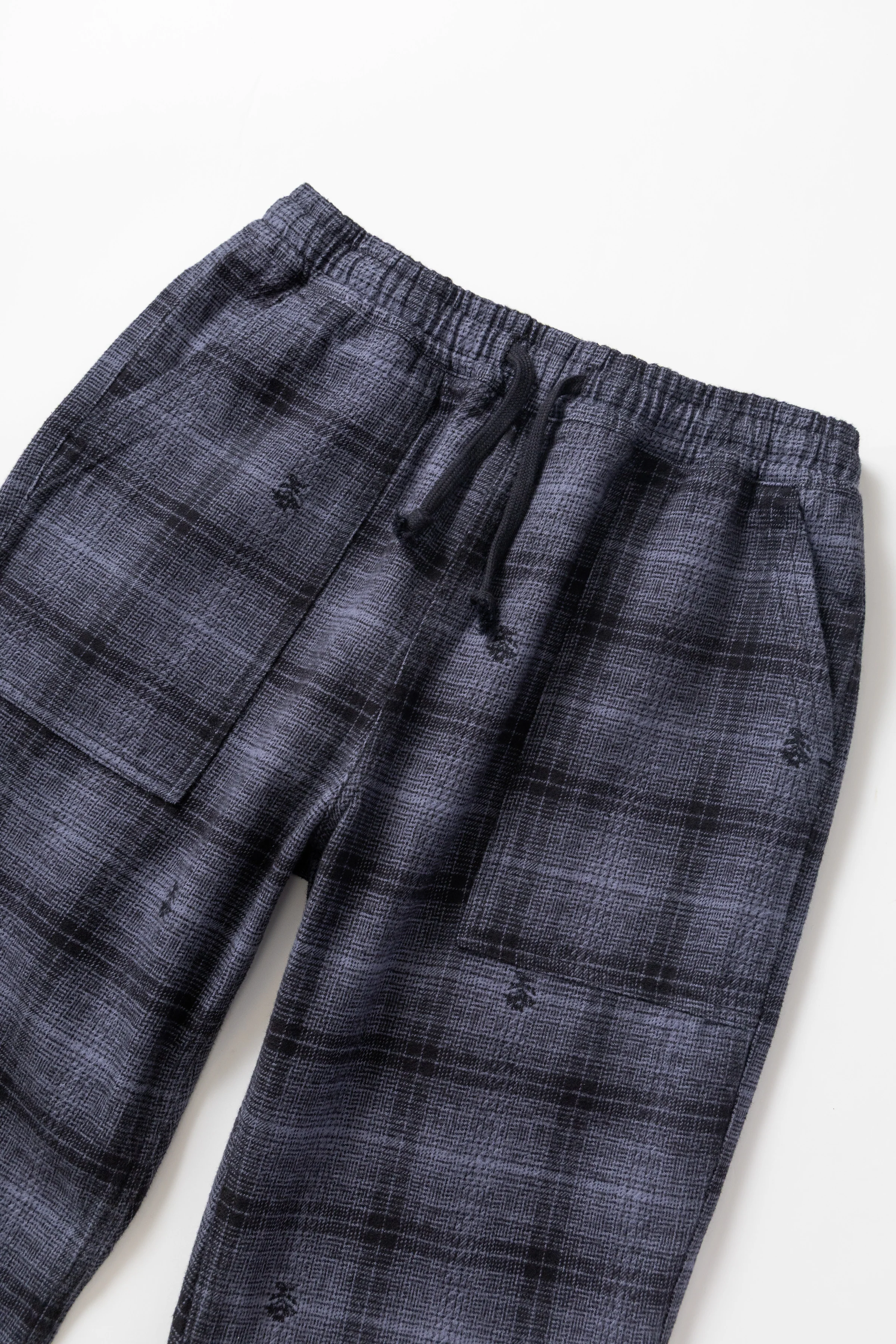 Thistle Plaid Chef Pants - Black - Image 2