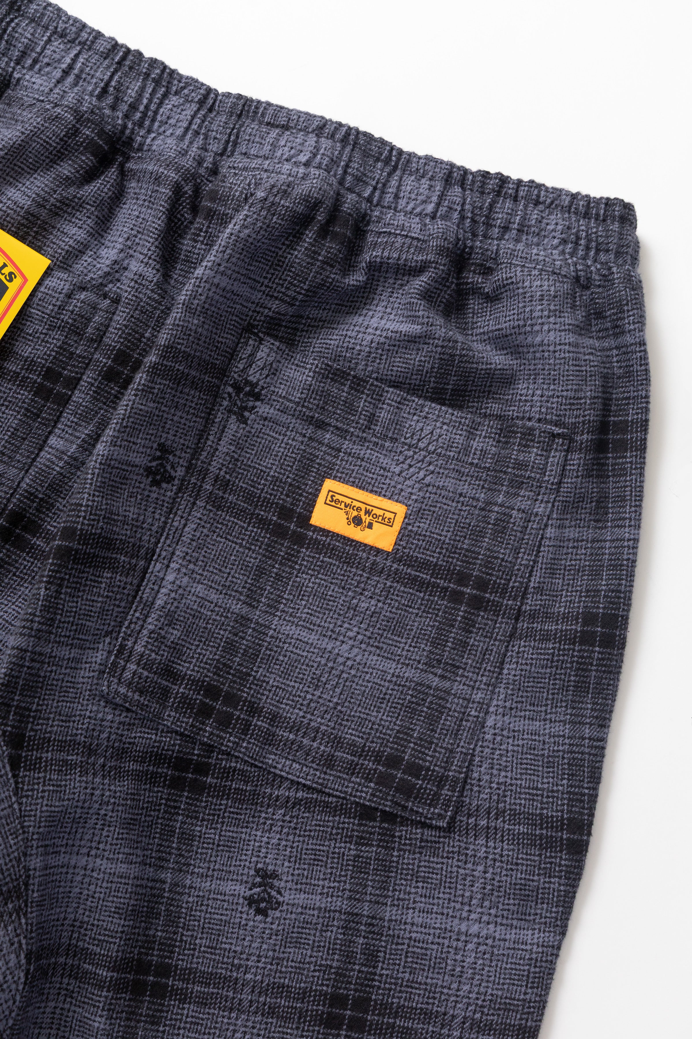 Thistle Plaid Chef Pants - Black - Image 5