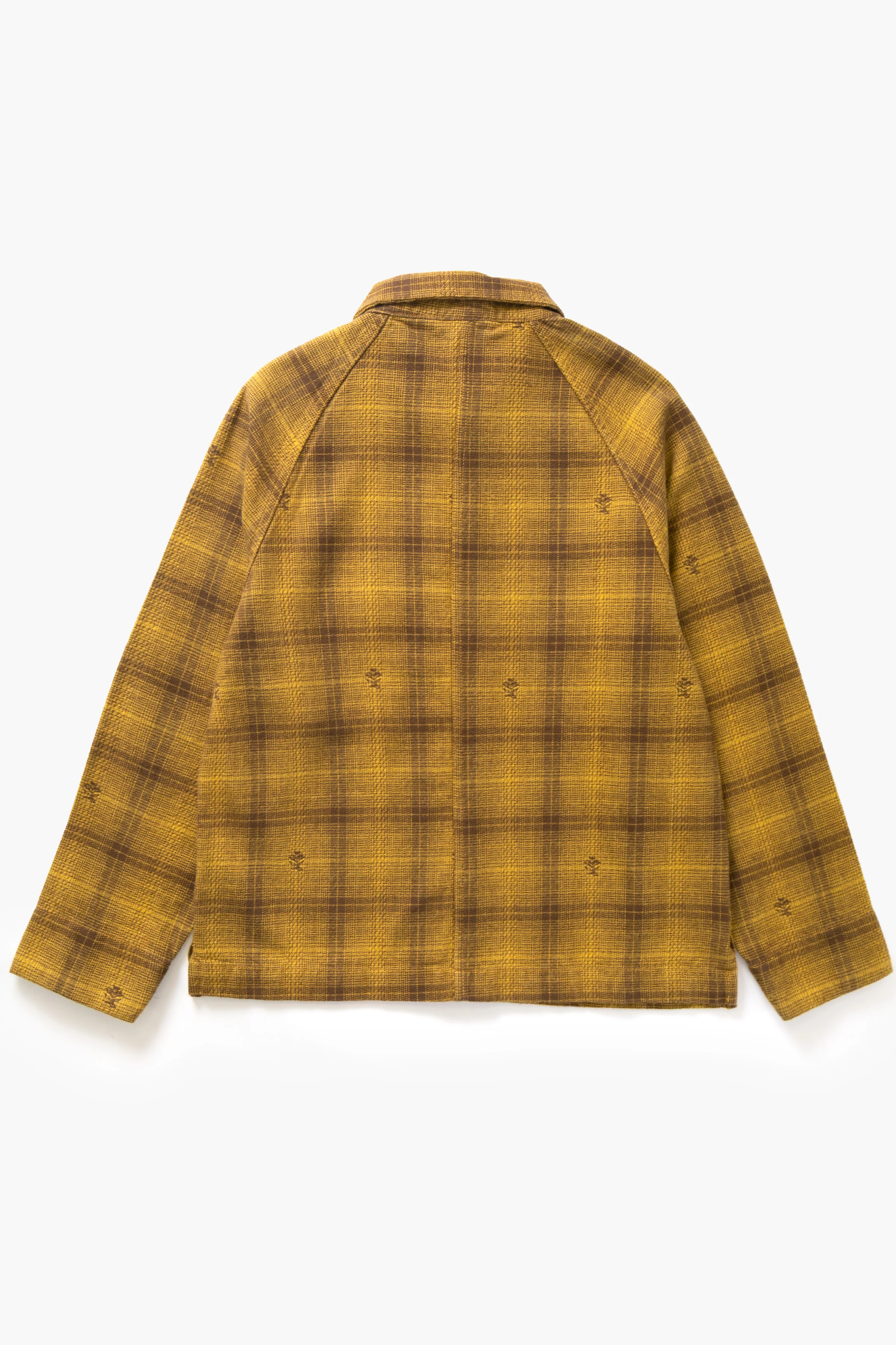 Thistle Plaid Front Of House Jacket - Ochre - Image 7