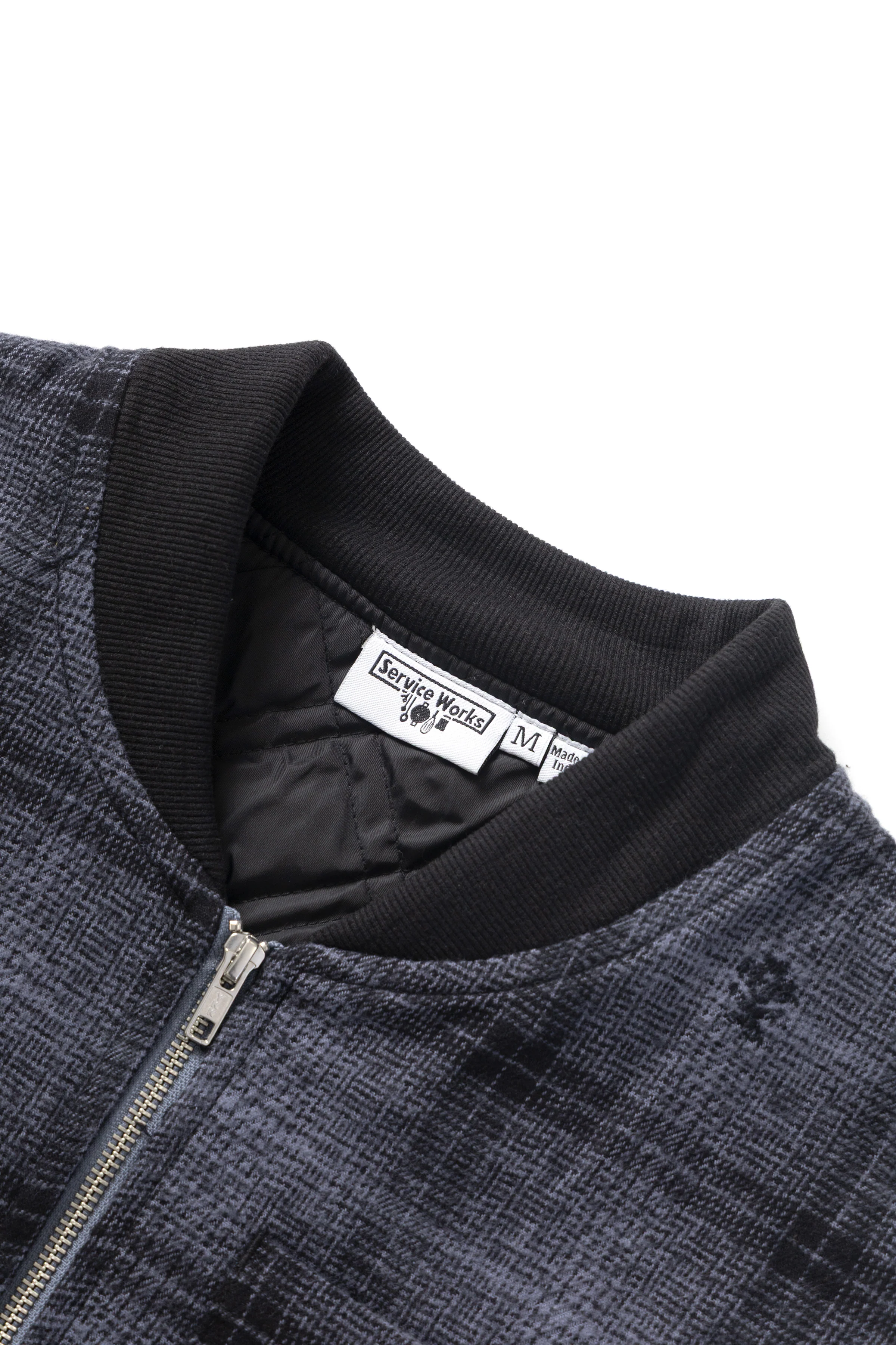 Thistle Plaid Padded Work Vest - Black - Image 5