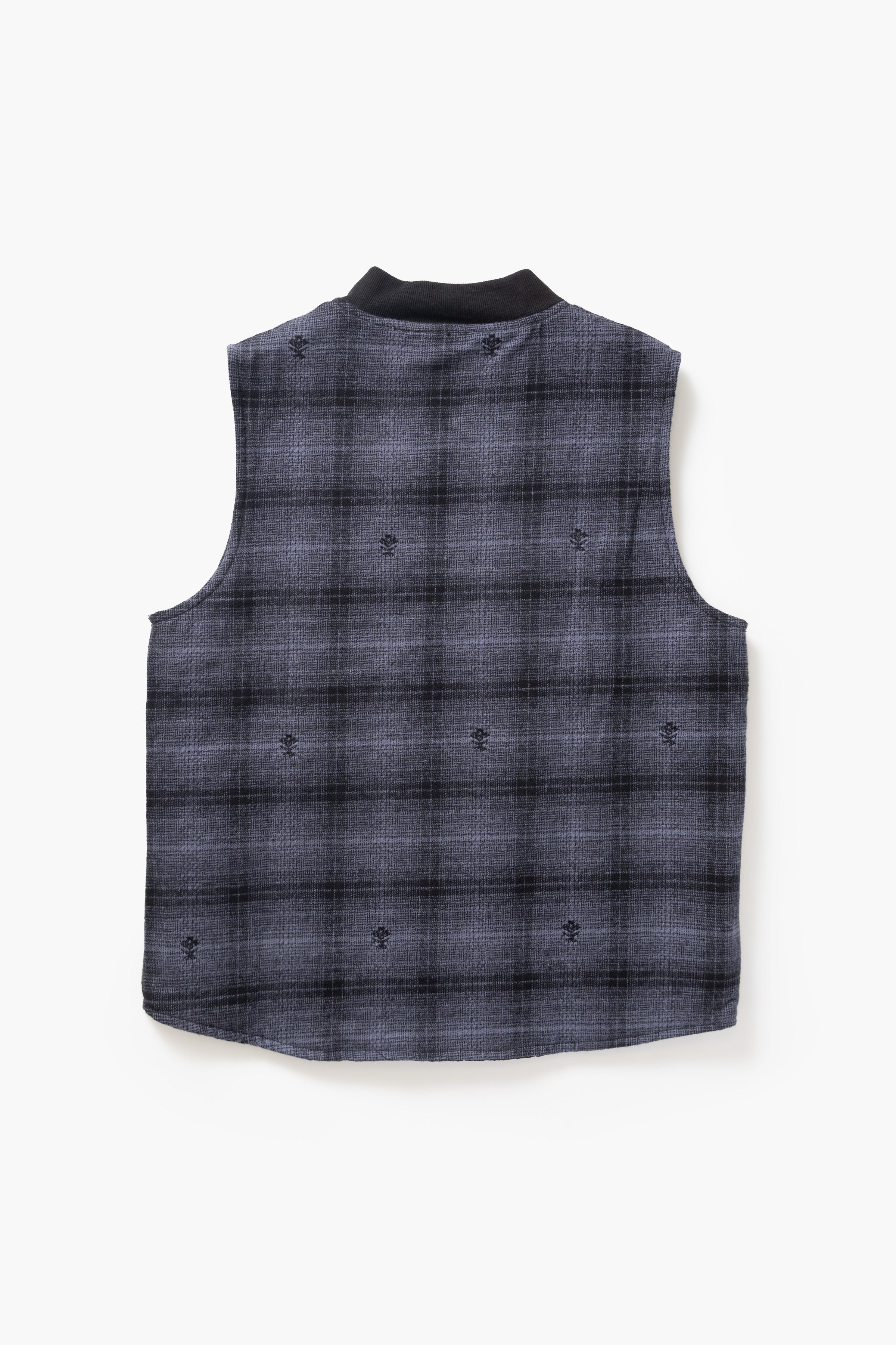 Thistle Plaid Padded Work Vest - Black - Image 8