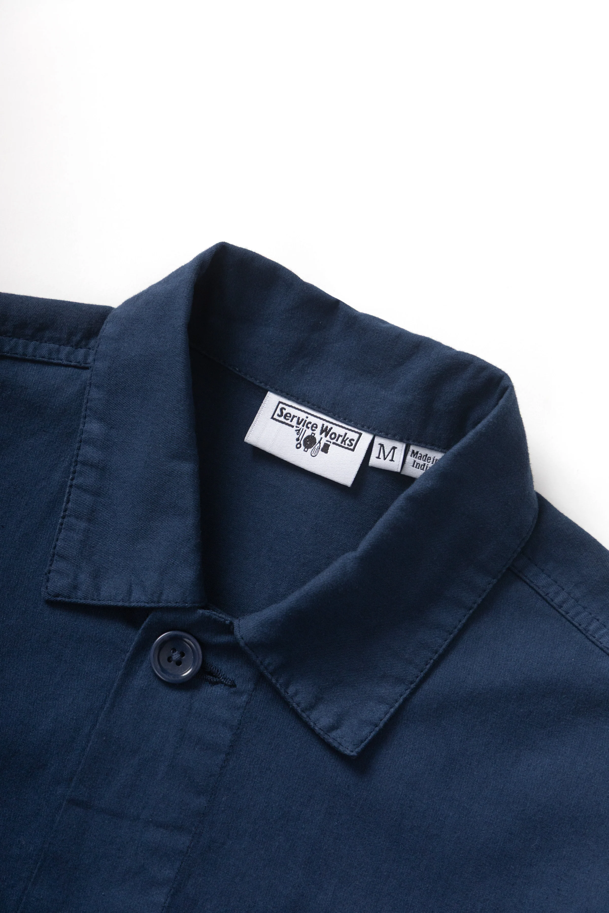 Twill Chore Shirt - Dark Navy - Image 2