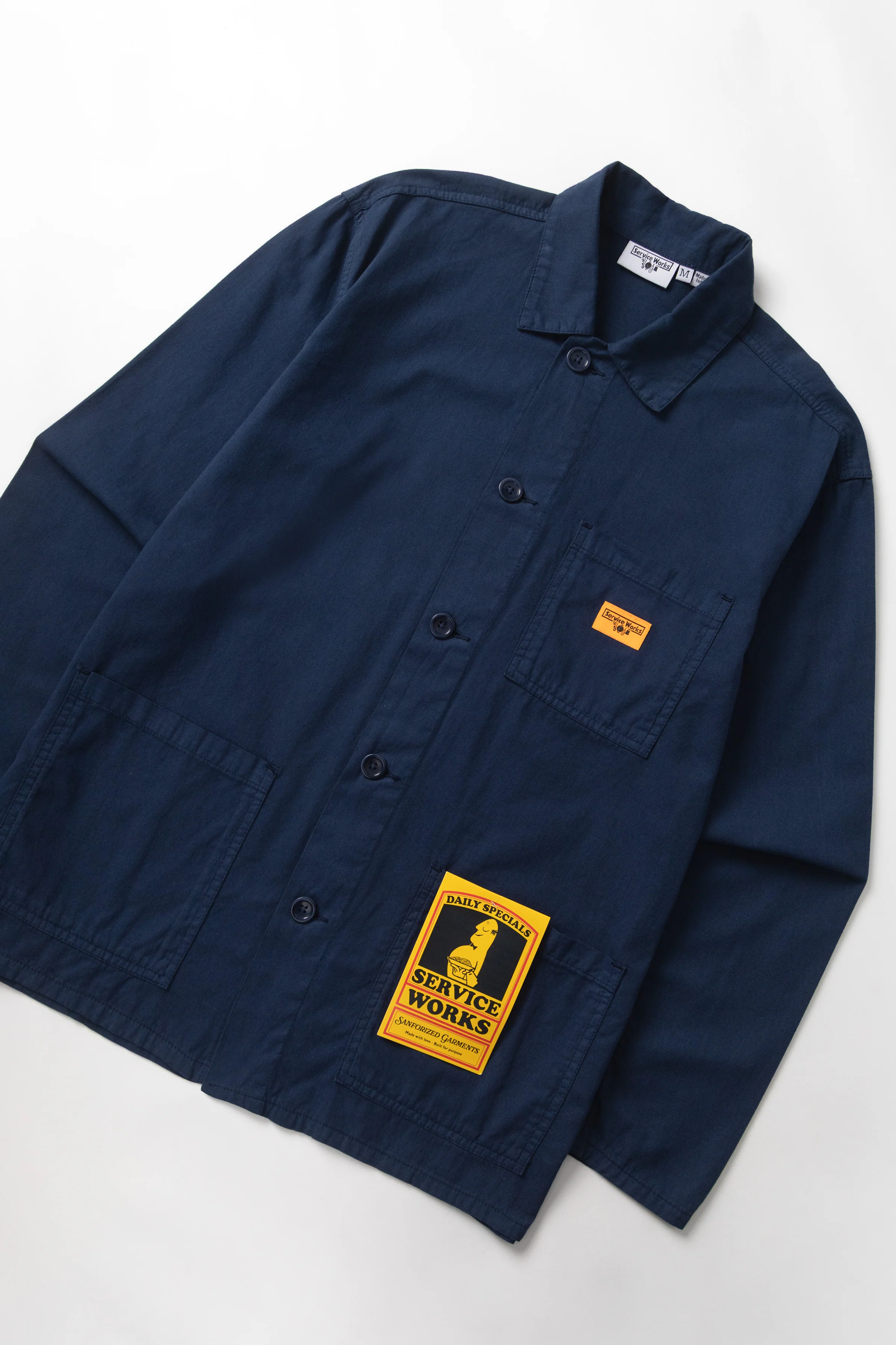 Twill Chore Shirt - Dark Navy - Image 3