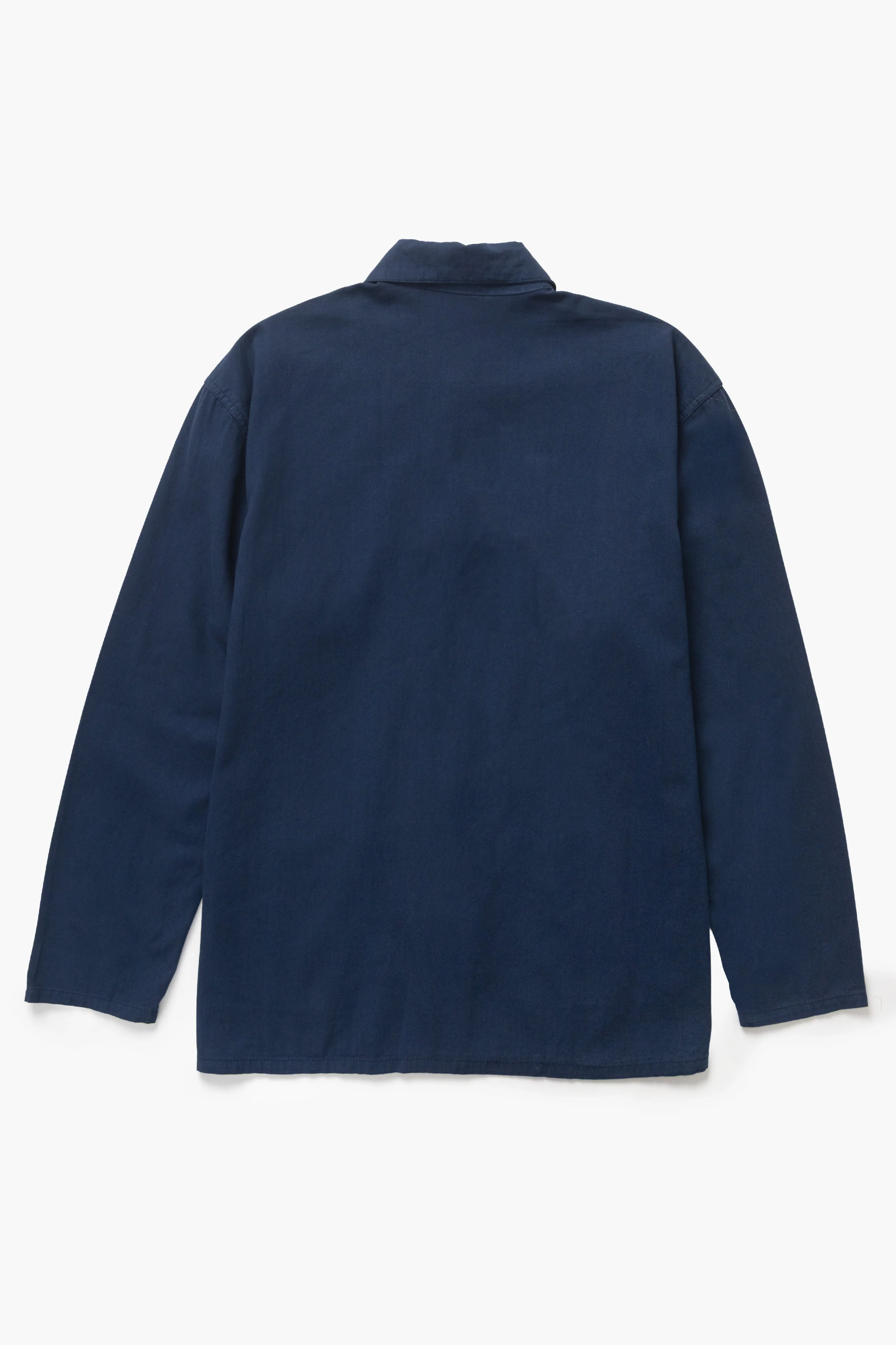 Twill Chore Shirt - Dark Navy - Image 7
