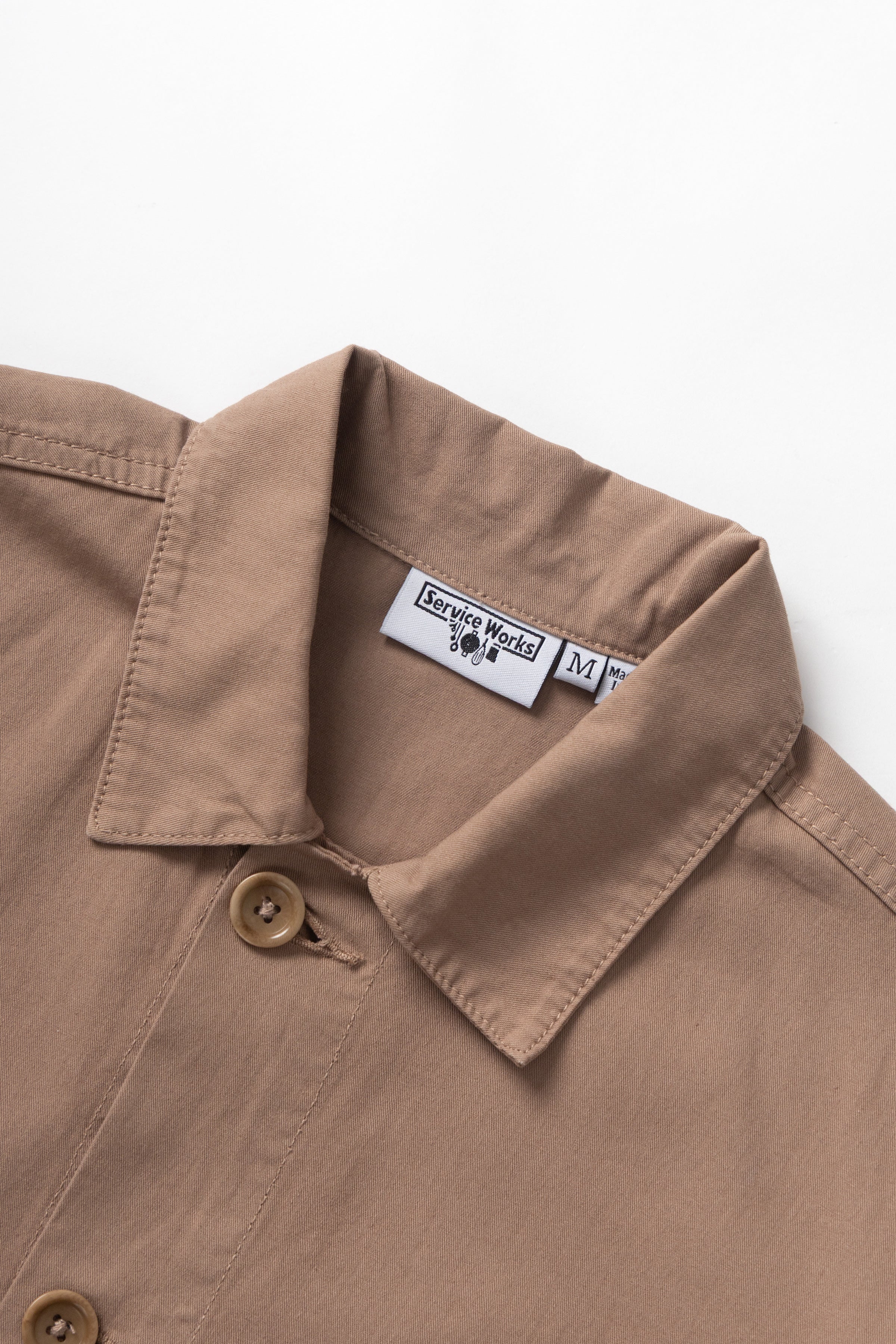 Twill Chore Shirt - Mushroom - Image 2