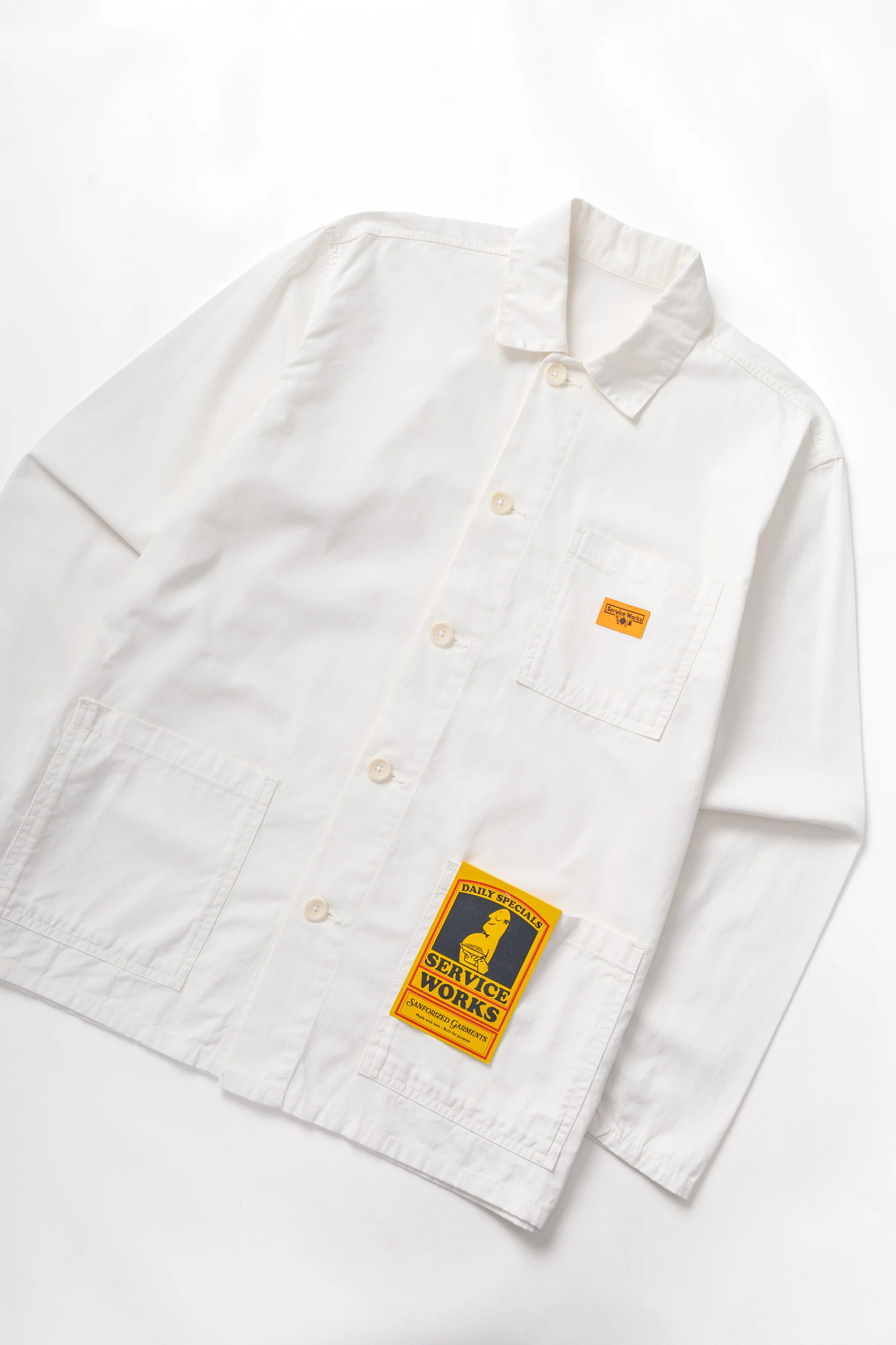 Twill Chore Shirt - Off-White - Image 3