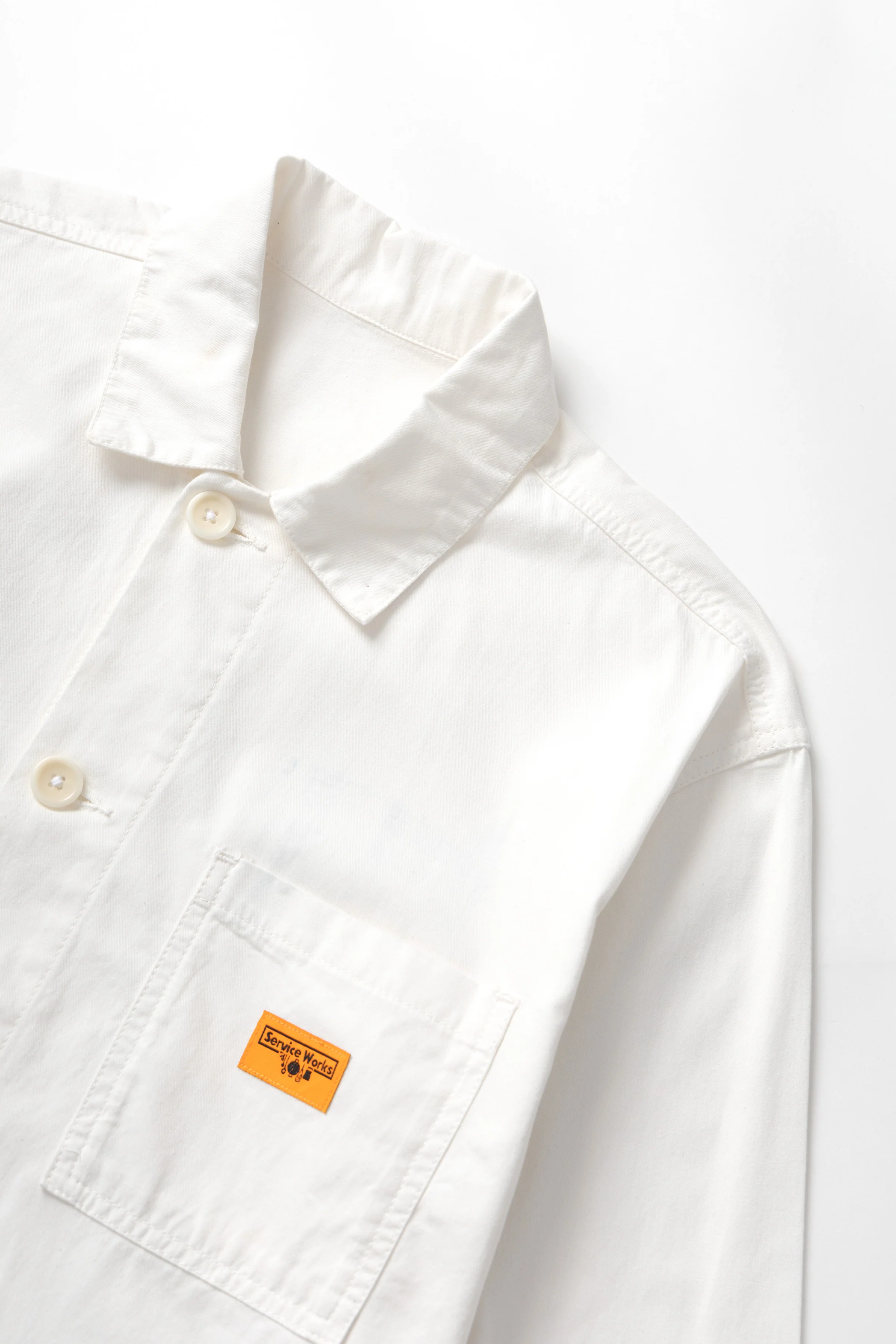 Twill Chore Shirt - Off-White - Image 4