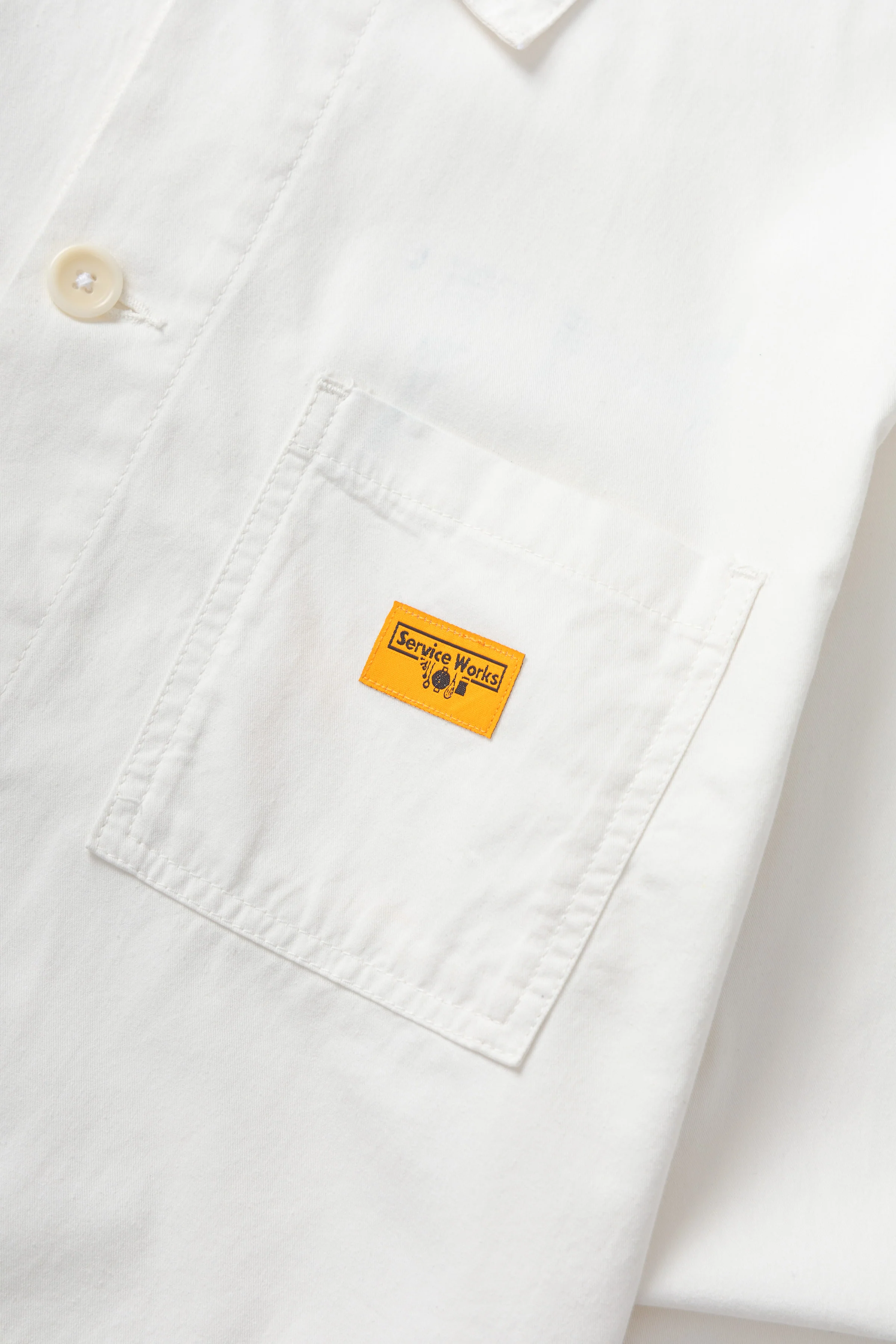 Twill Chore Shirt - Off-White - Image 6