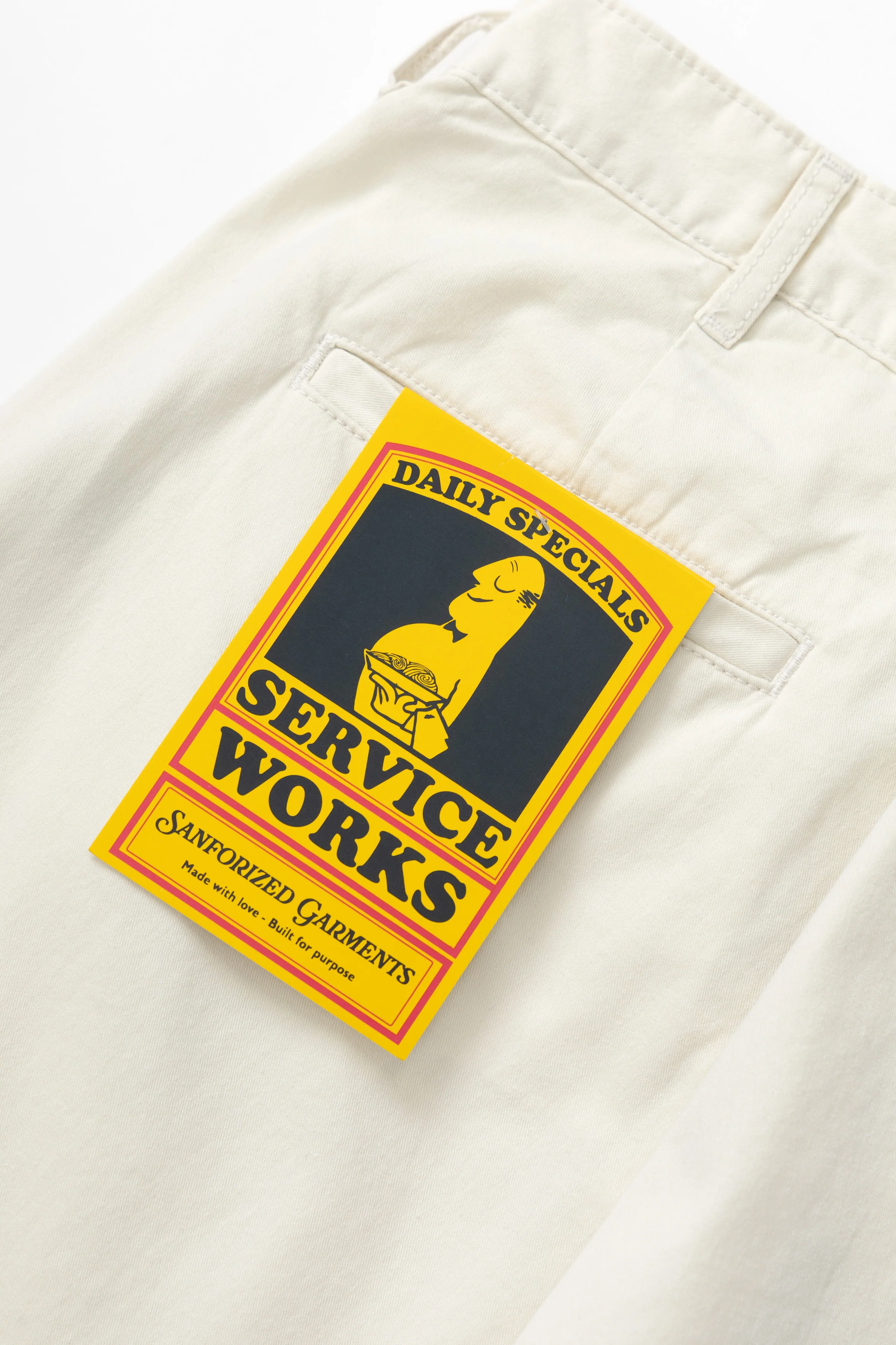 Twill Part Timer Pant - Off-White - Image 6