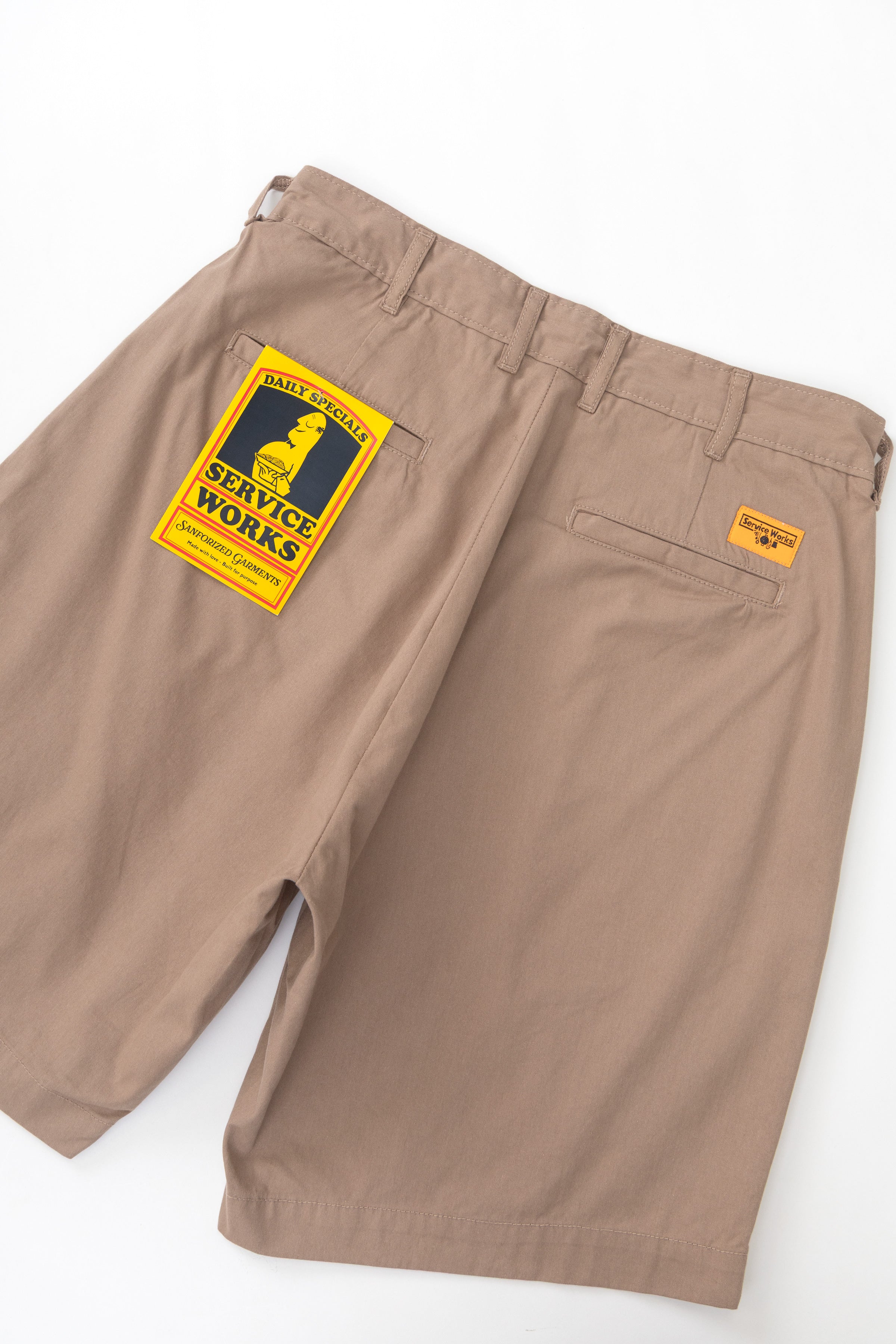 Twill Part Timer Shorts - Mushroom - Image 4