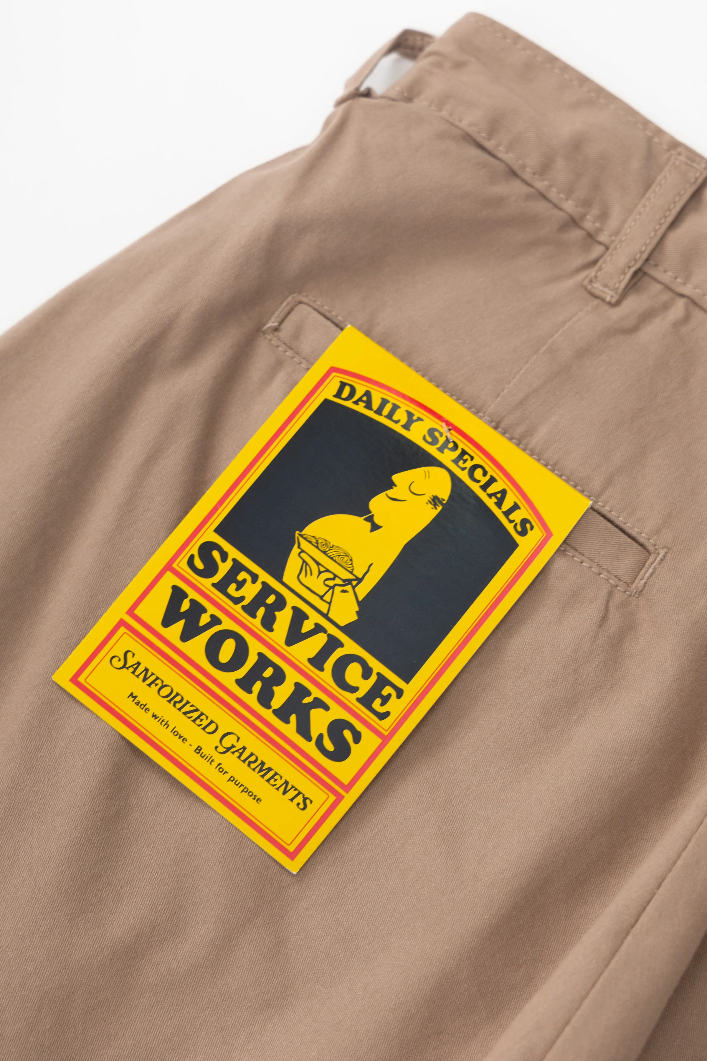 Twill Part Timer Shorts - Mushroom - Image 6