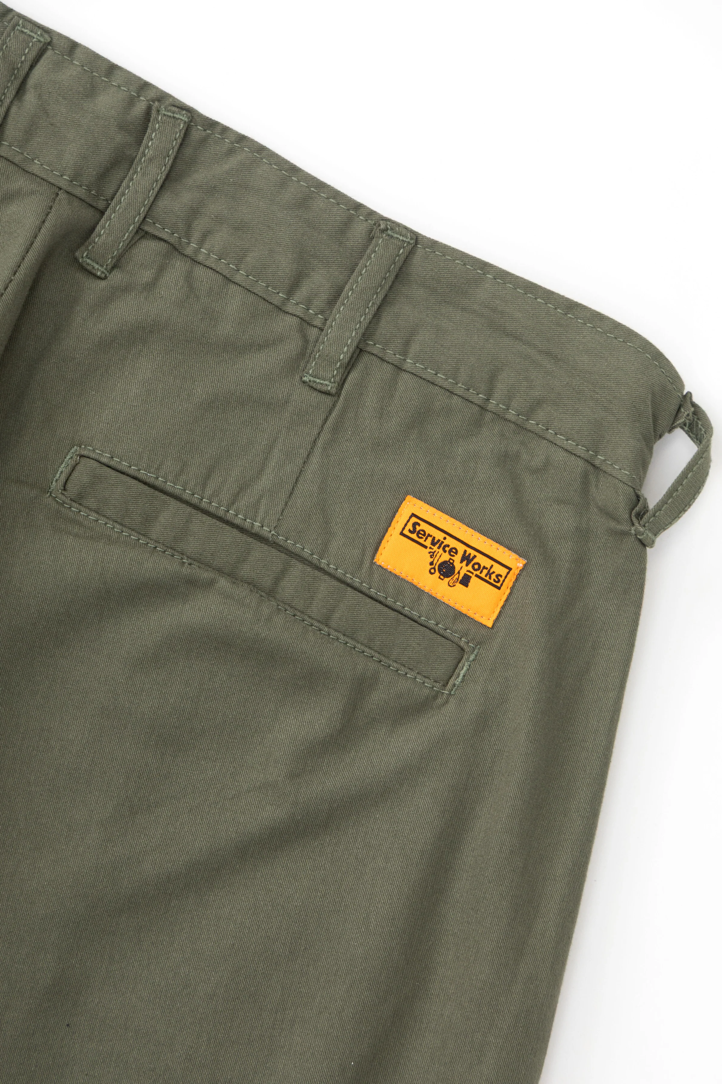Twill Part Timer Shorts - Olive - Image 6