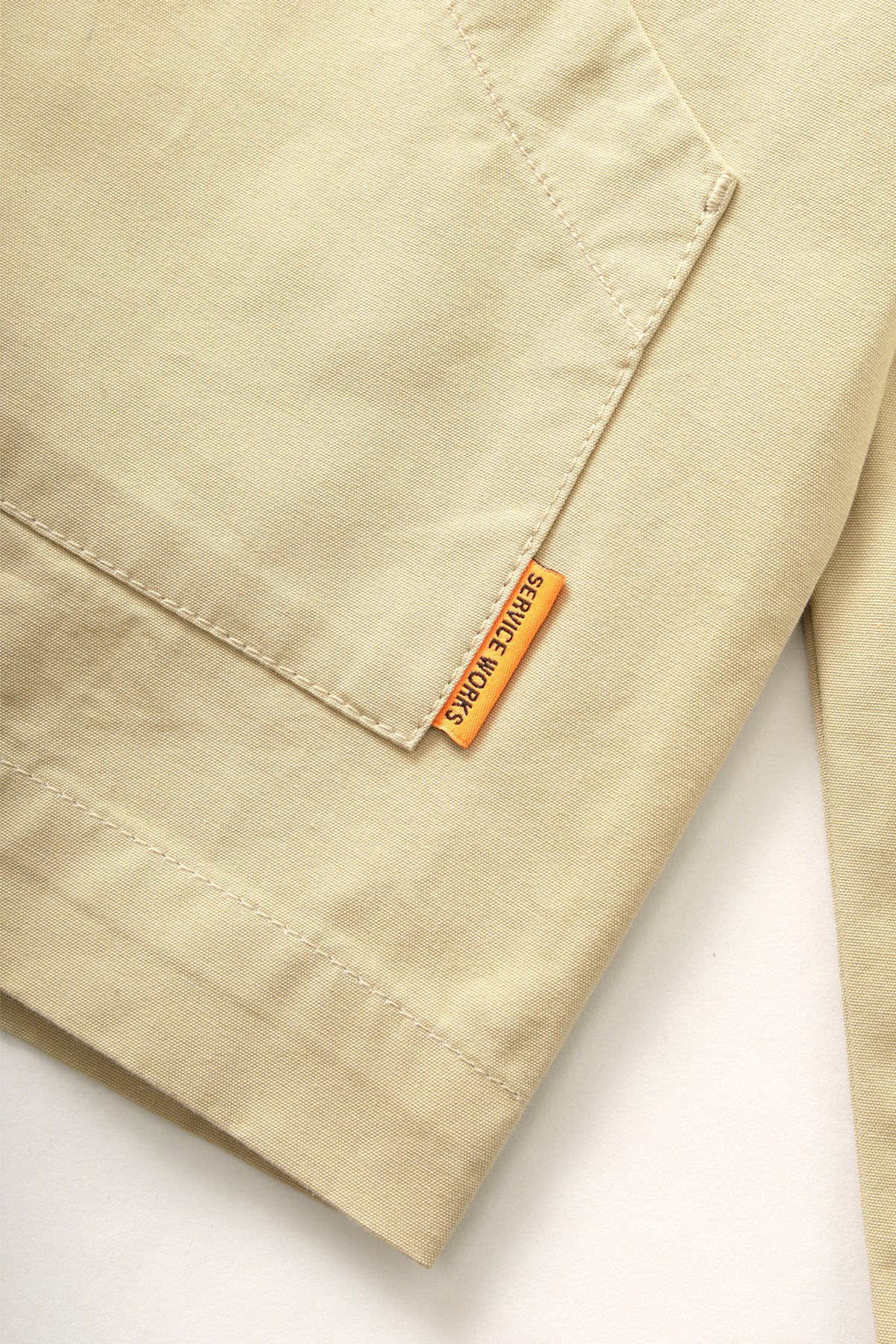 Twill Waiters Jacket - Khaki - Image 4