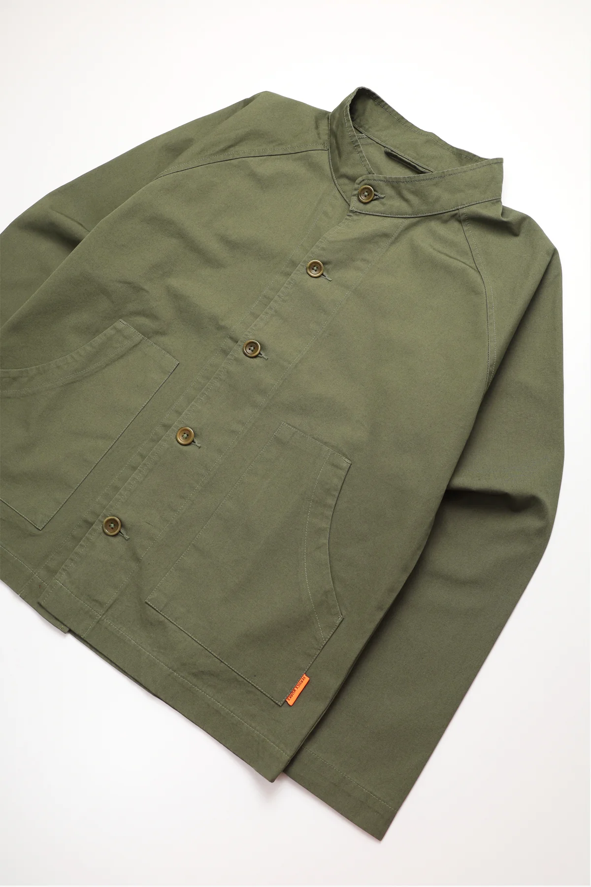 Twill Waiters Jacket - Olive - Image 2
