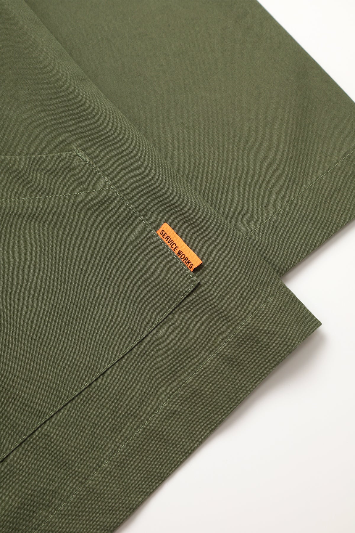 Twill Waiters Jacket - Olive - Image 3
