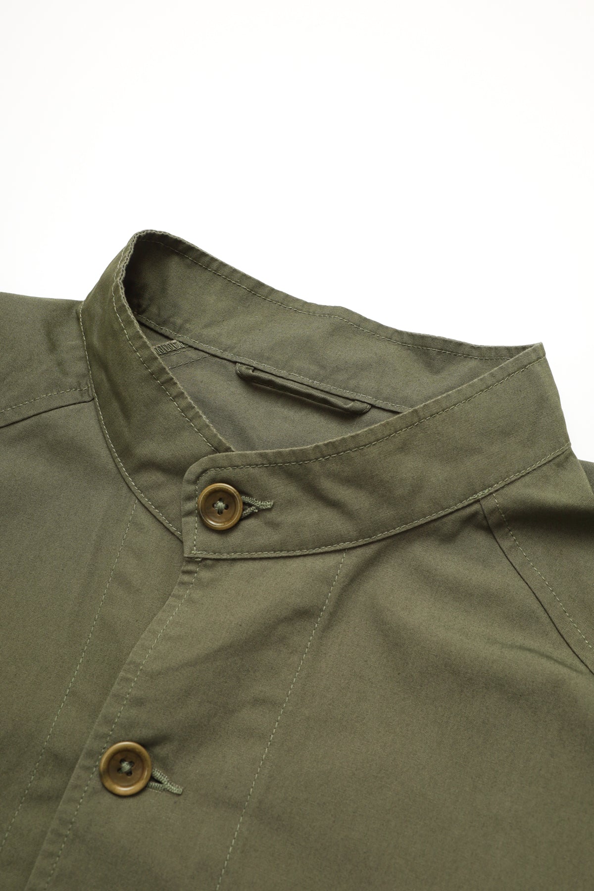 Twill Waiters Jacket - Olive - Image 4