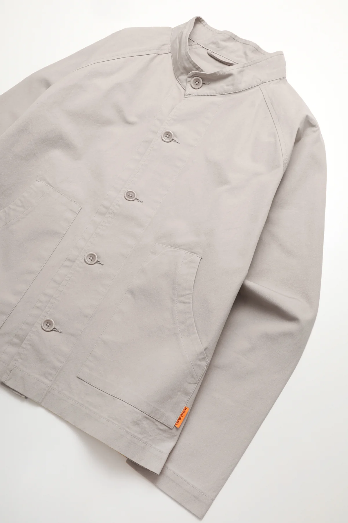 Twill Waiters Jacket - Stone - Image 2
