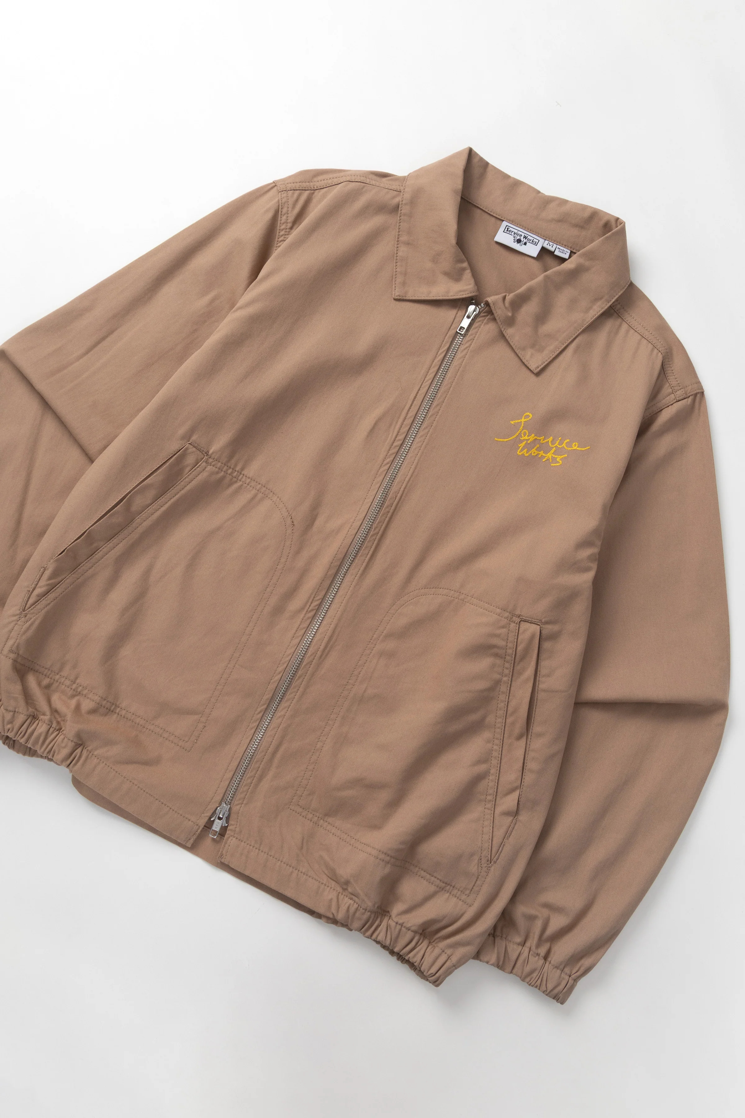 Twill Work Jacket - Mushroom - Image 3
