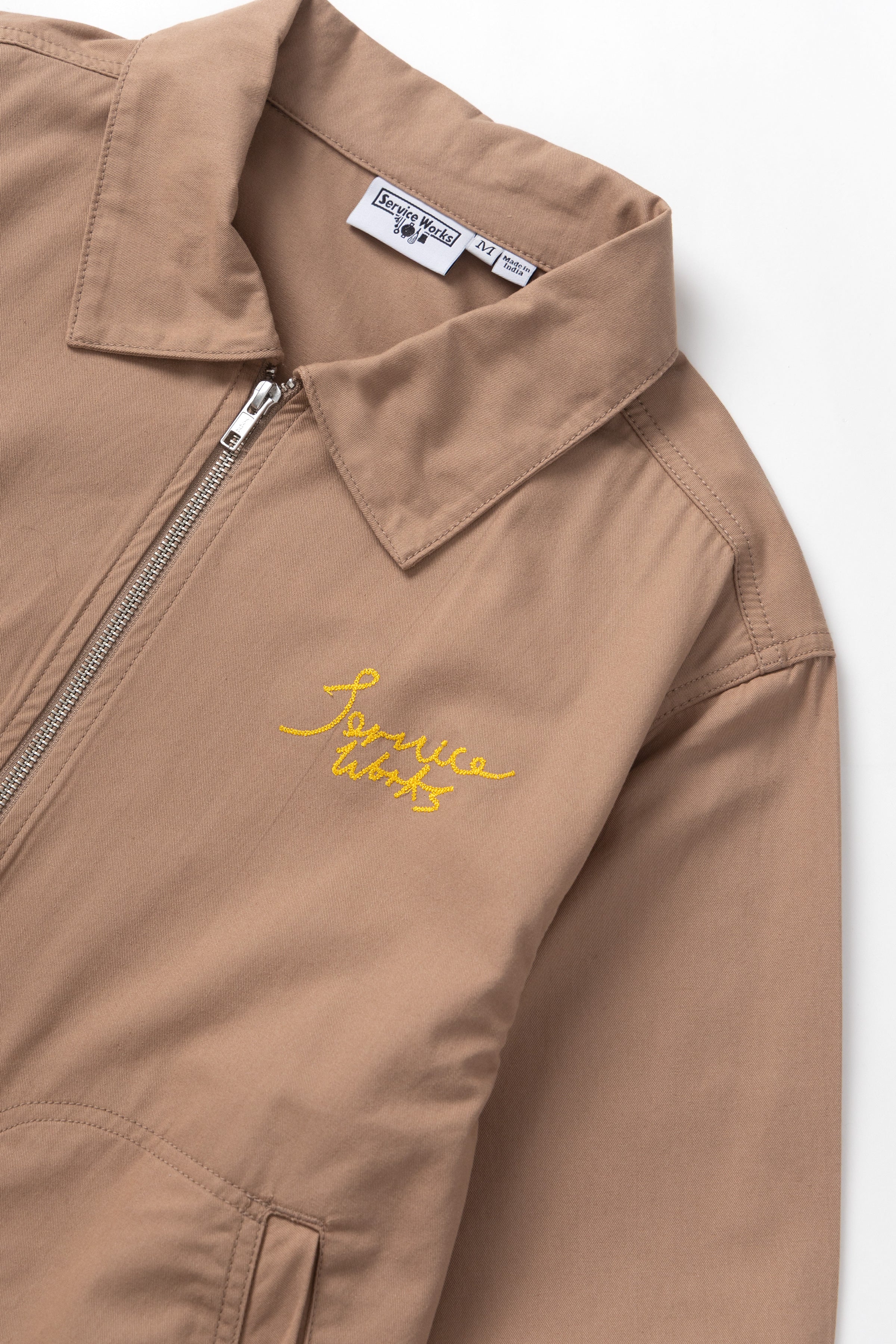 Twill Work Jacket - Mushroom - Image 4