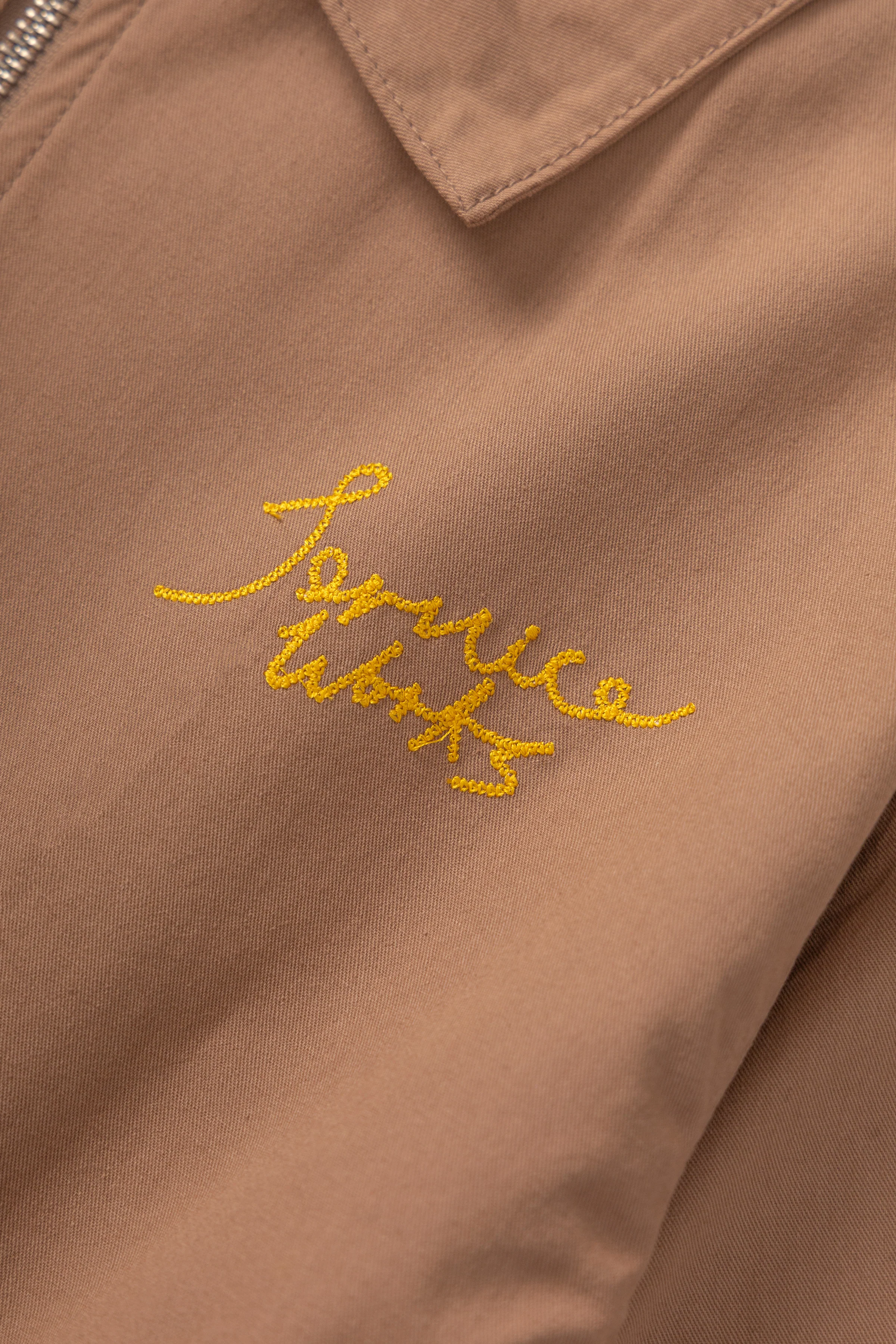 Twill Work Jacket - Mushroom - Image 5