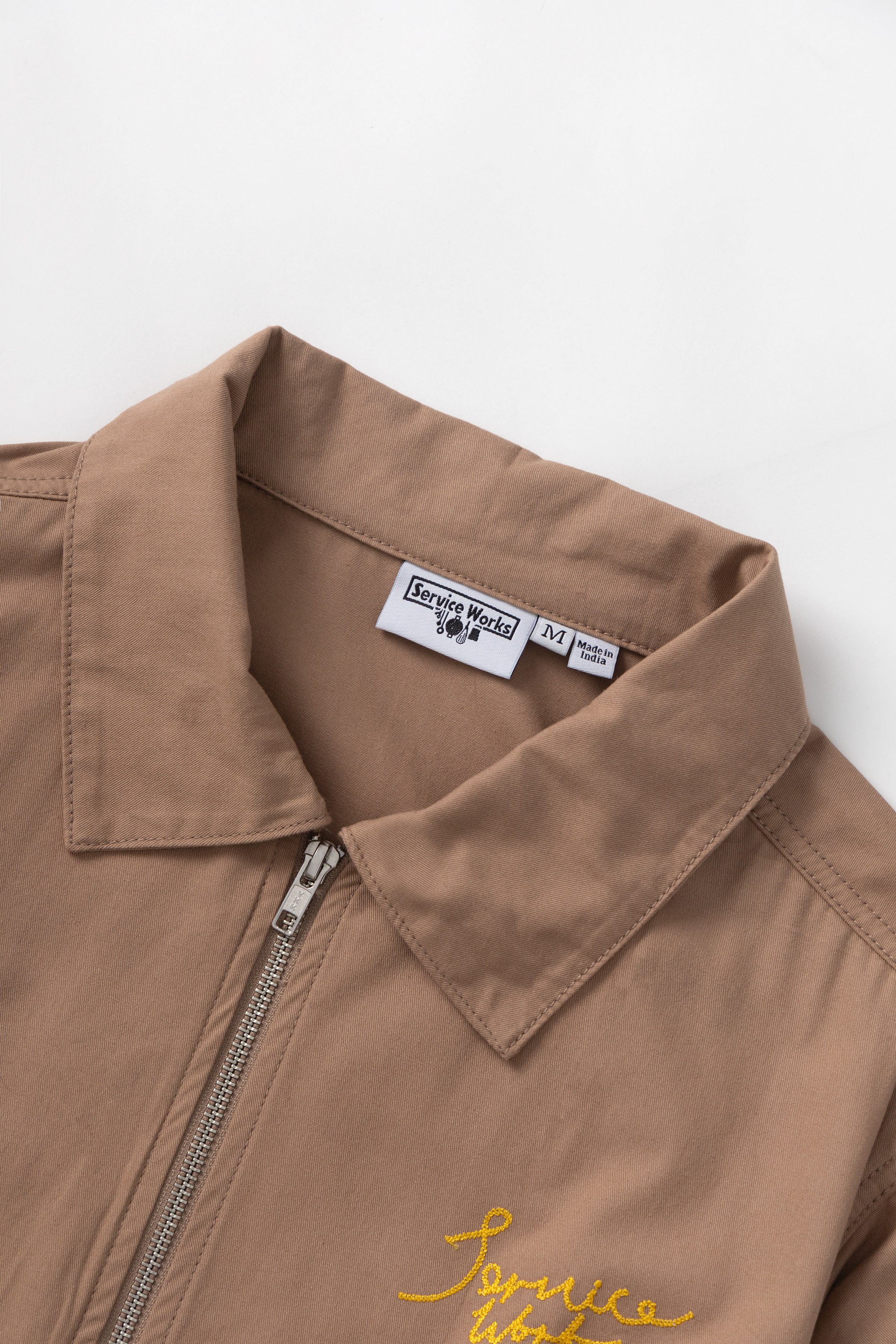 Twill Work Jacket - Mushroom - Image 7