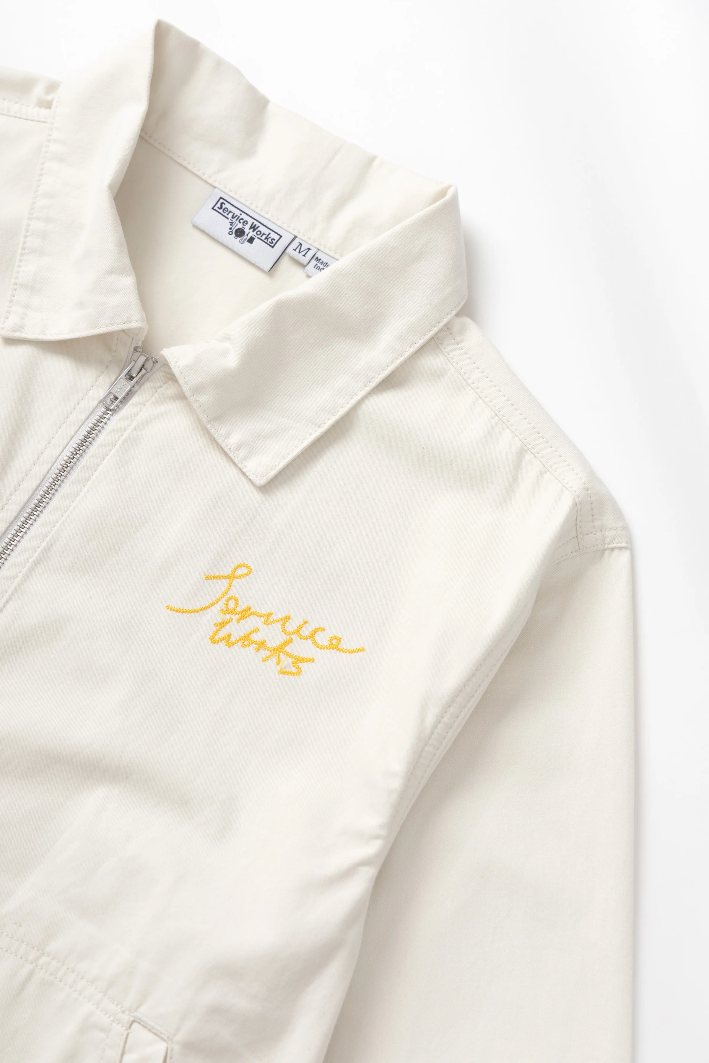 Twill Work Jacket - Off-White - Image 4