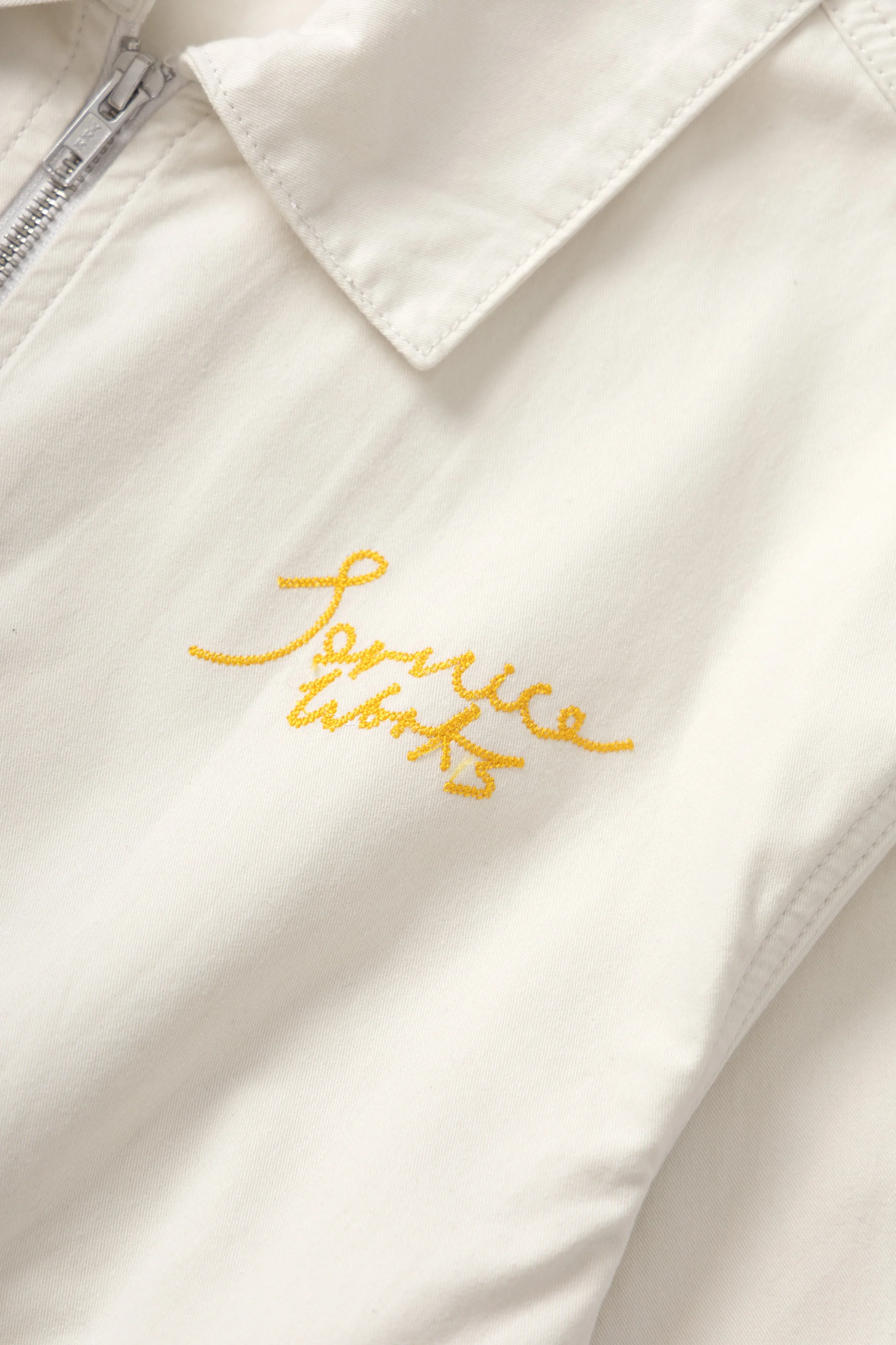 Twill Work Jacket - Off-White - Image 5