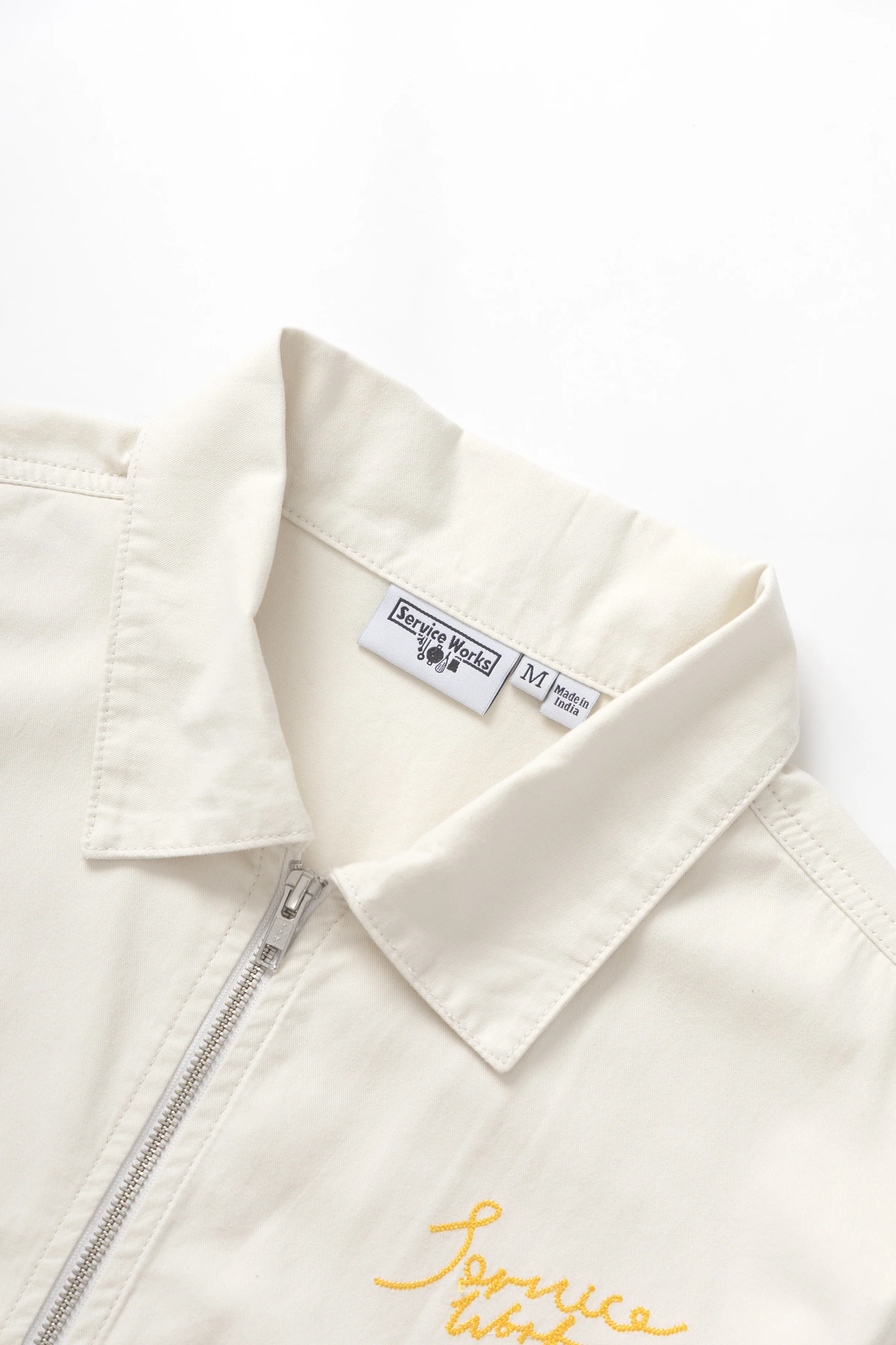 Twill Work Jacket - Off-White - Image 6