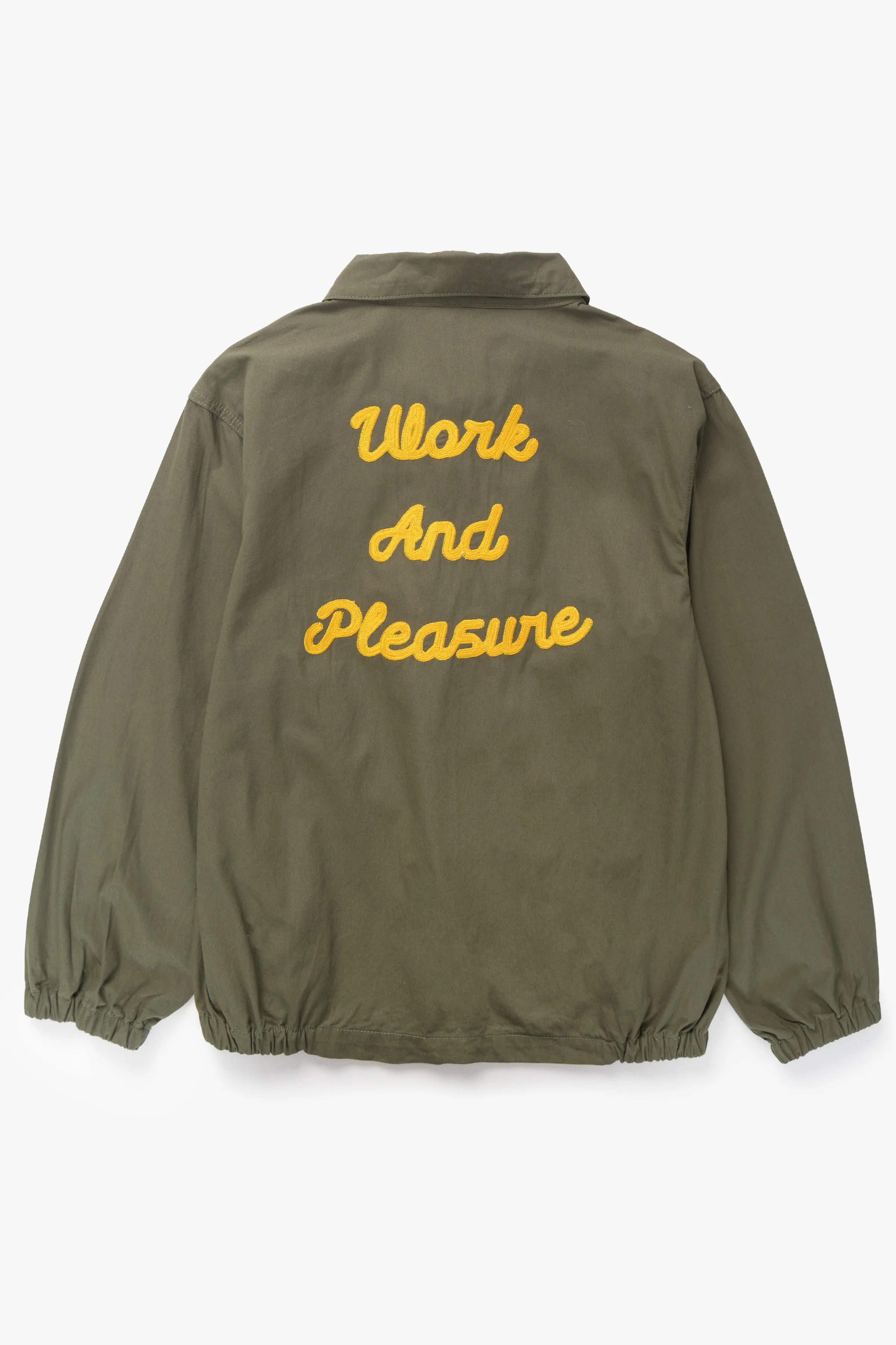 Twill Work Jacket - Olive - Image 9