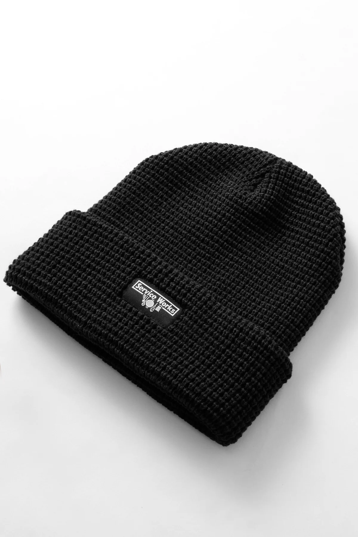 Waffle Logo Beanie - Black - Image 2