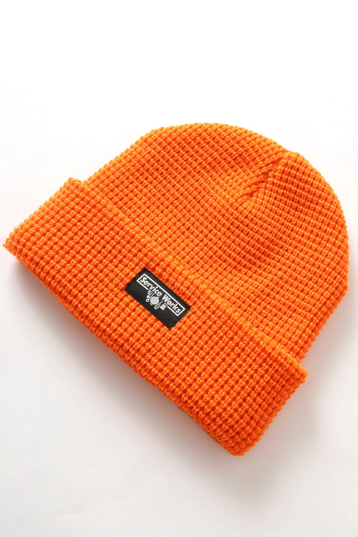 Waffle Logo Beanie - Orange - Image 2