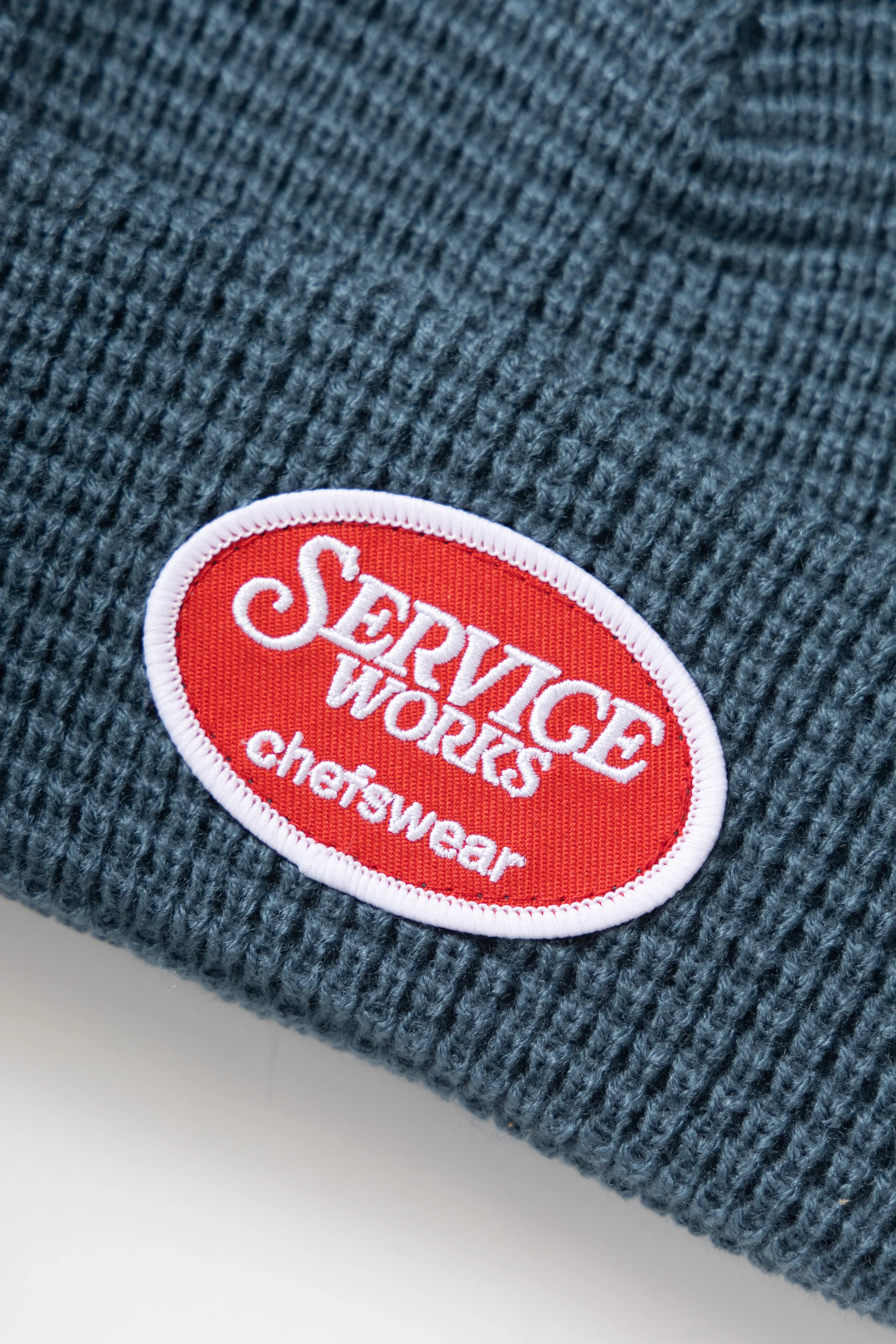 Waffle Patch Beanie - Teal - Image 2