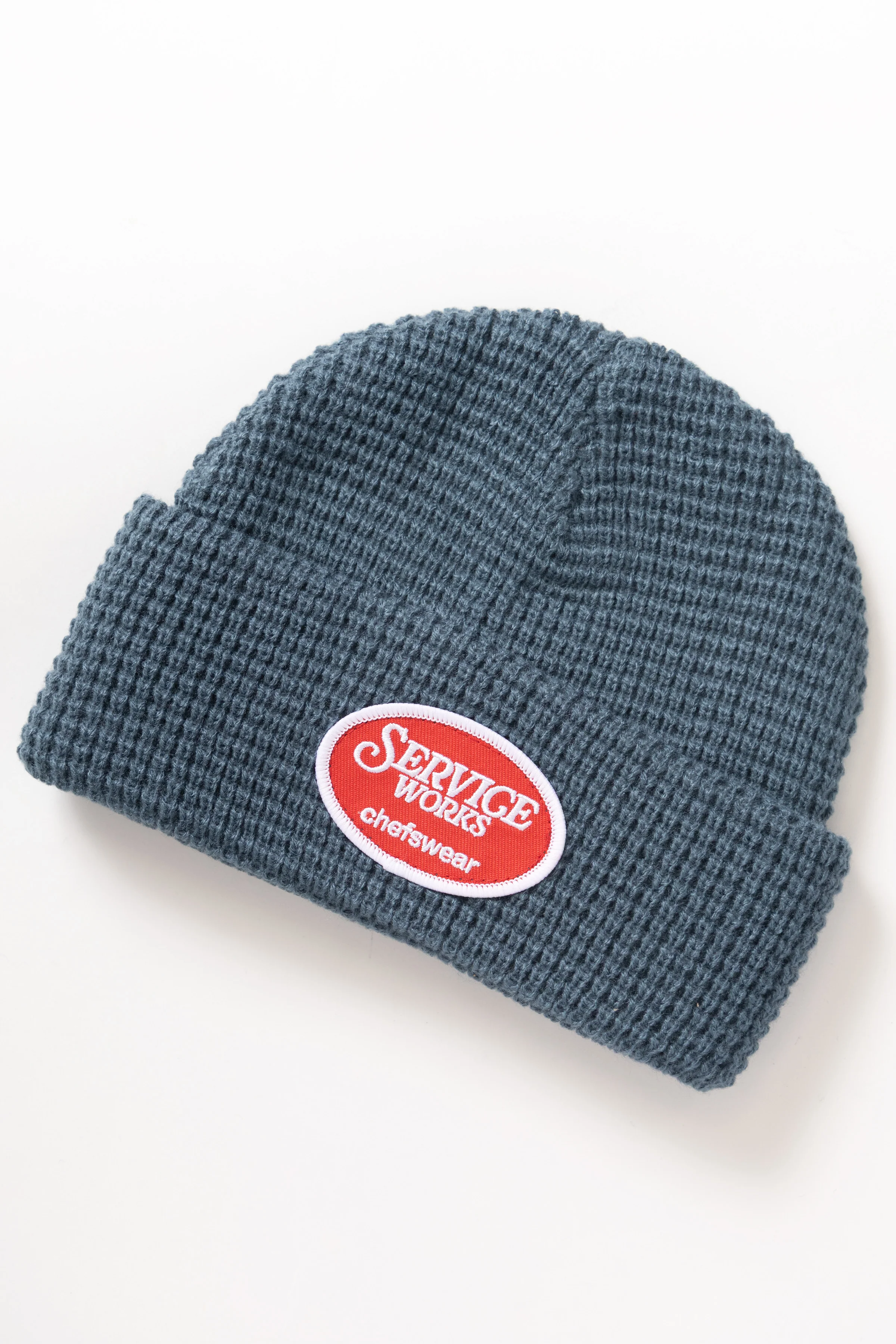 Waffle Patch Beanie - Teal - Image 3