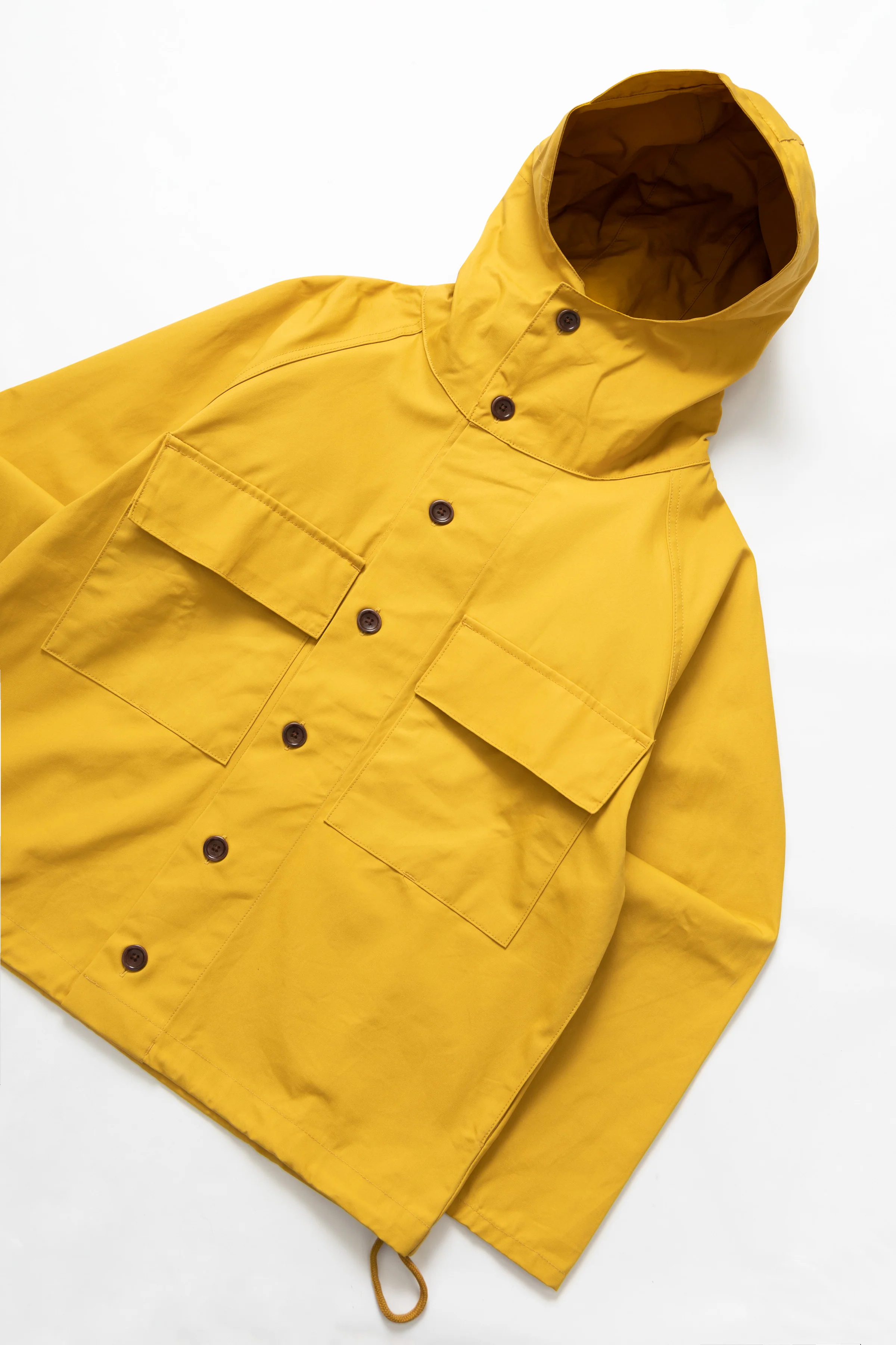 Waxed Cotton Allotment Parka - Ochre - Image 2