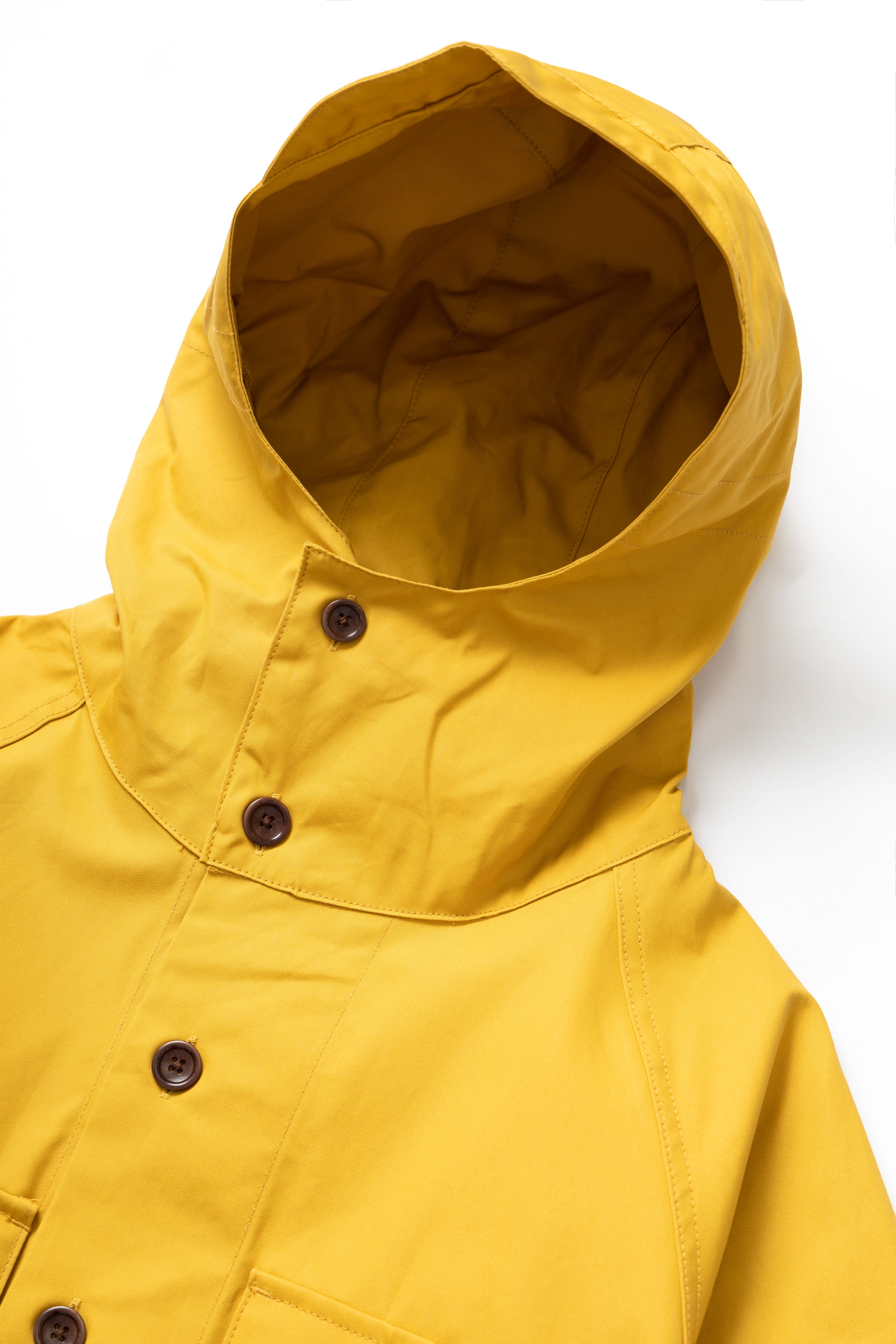 Waxed Cotton Allotment Parka - Ochre - Image 6