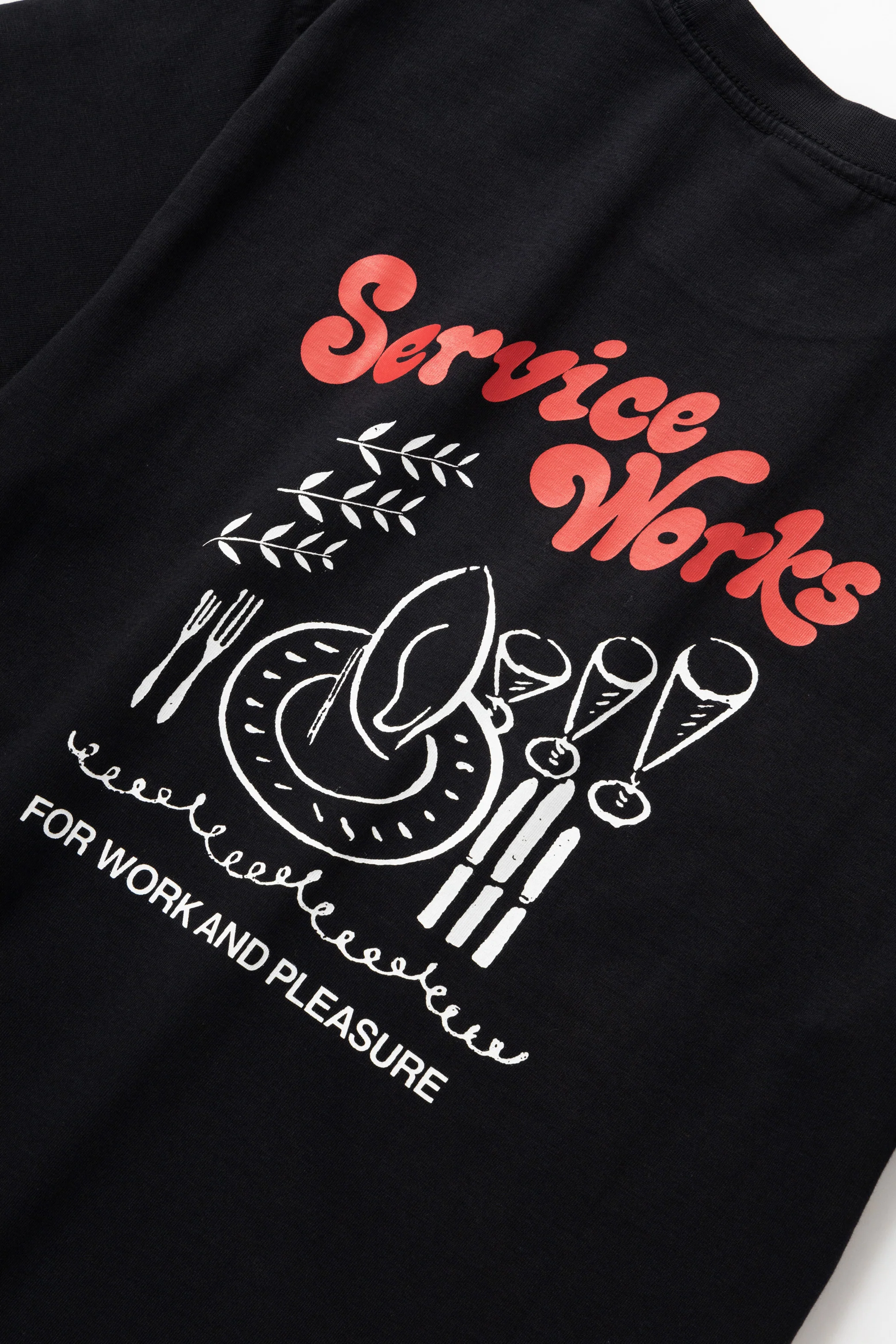 Work + Pleasure Tee - Black - Image 7