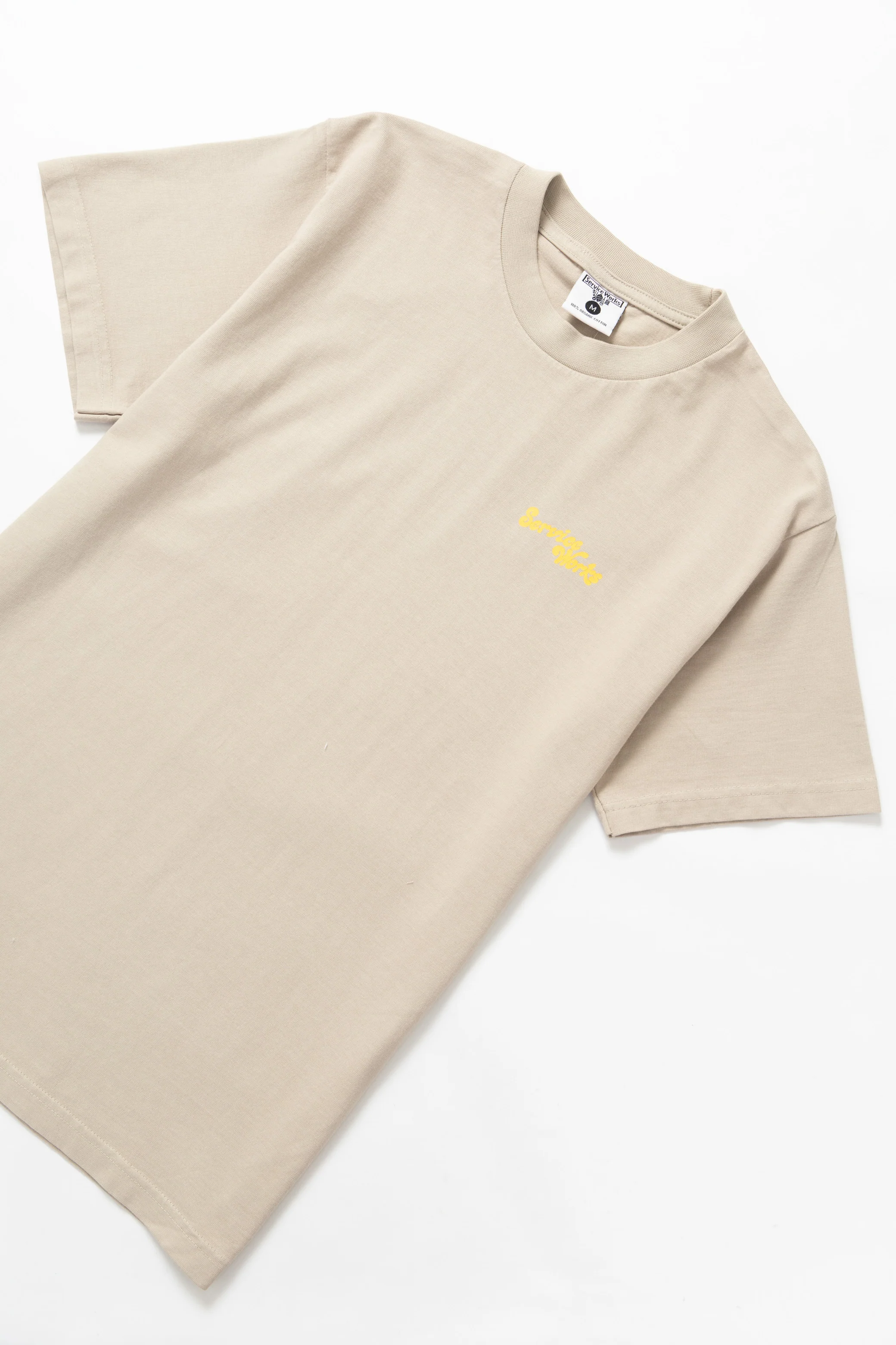 Work + Pleasure Tee - Stone - Image 3