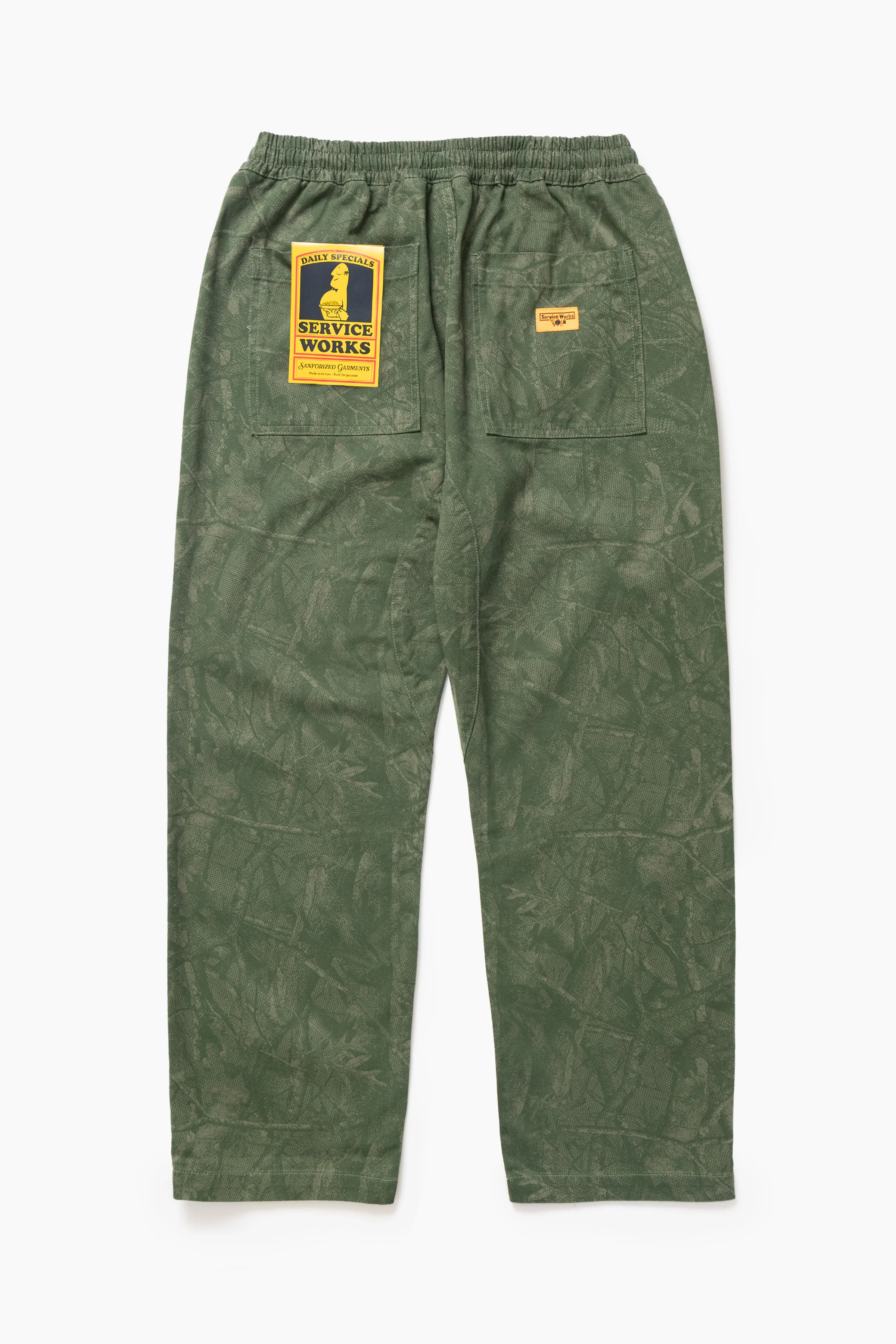 Xerox Camo Chef Pants - Olive - Image 6