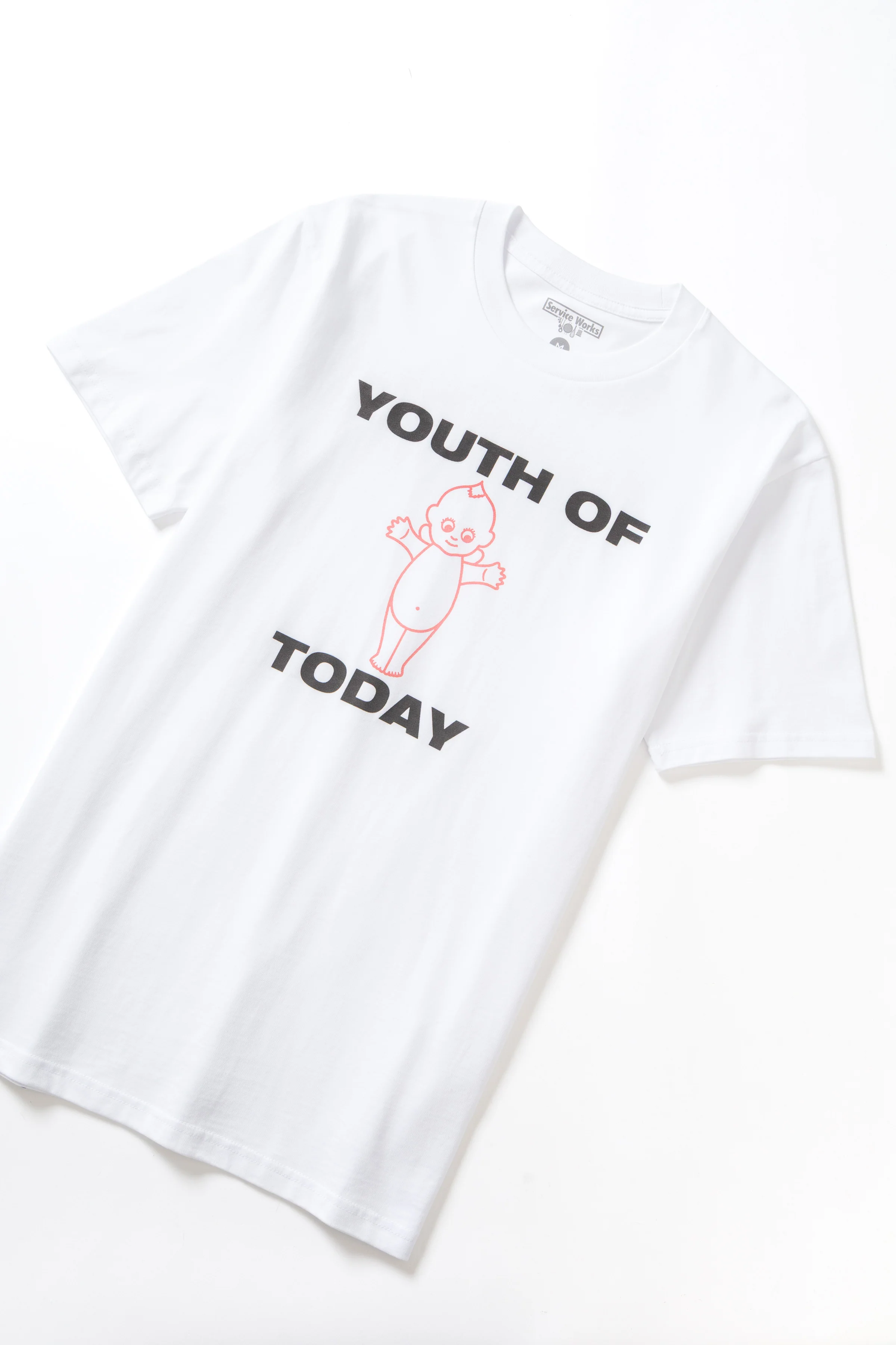 Kewpie Youth Tee - White - Image 3